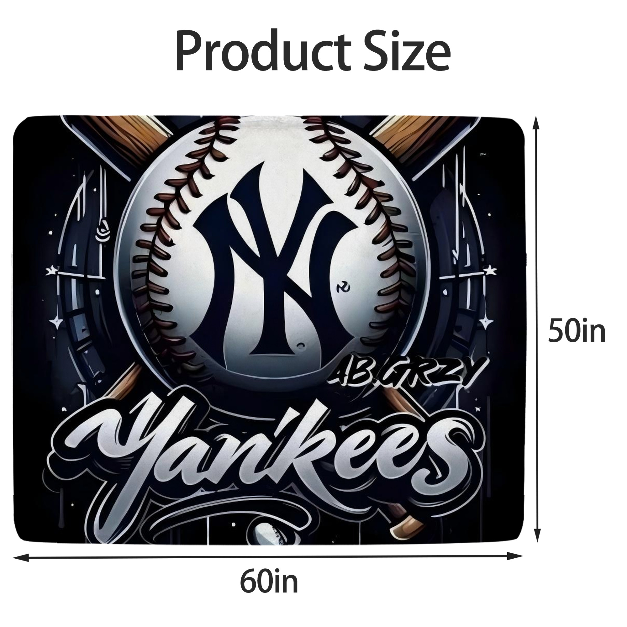 New York Yankees 241 Soft Fleece Throw Blanket 50 X 60 Inch – Super Soft, Lightweight, And Durable – Perfect For Sofa, Bed, Camping, And More – Ideal Gift For Family And Friends