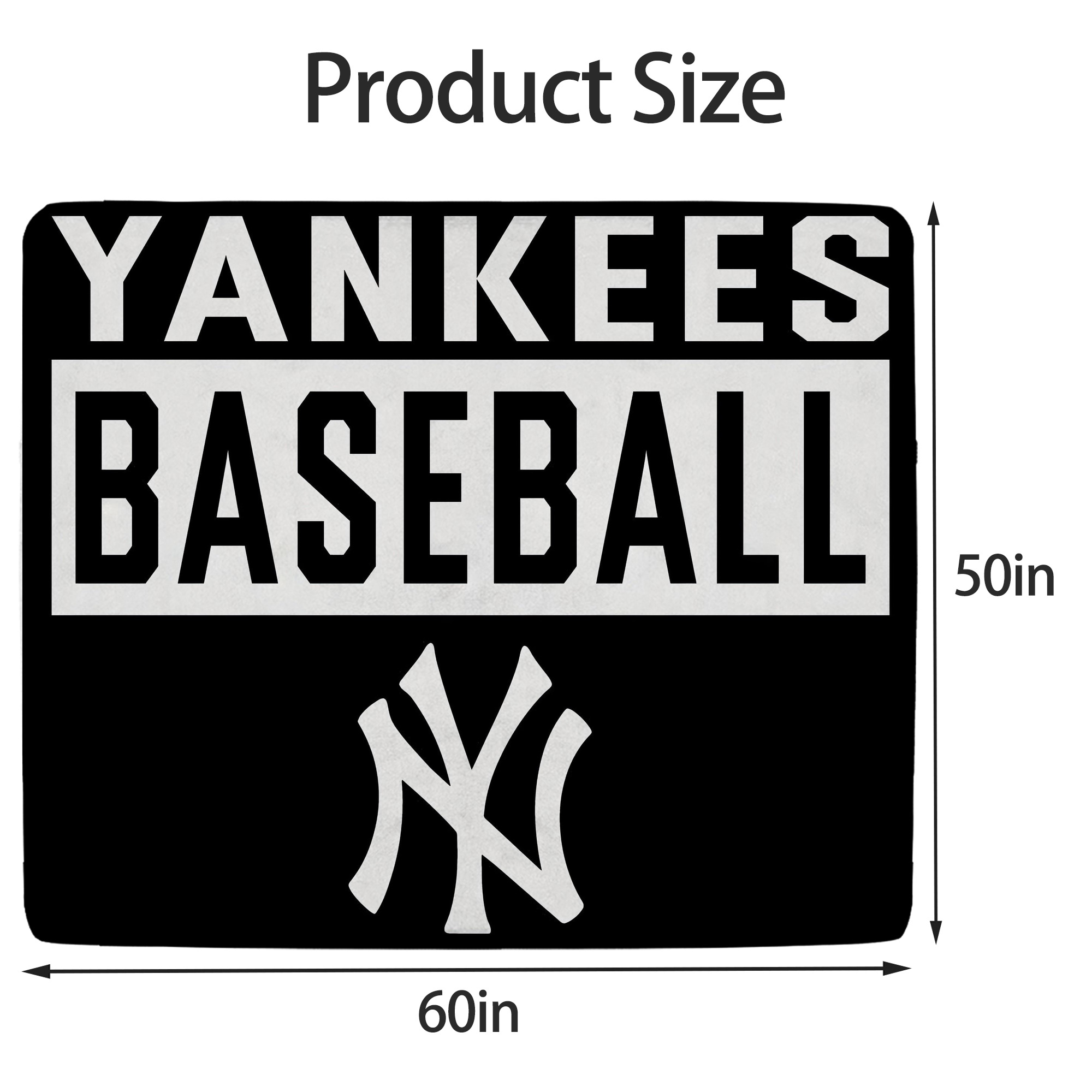 New York Yankees 266 Soft Fleece Throw Blanket 50 X 60 Inch – Super Soft, Lightweight, And Durable – Perfect For Sofa, Bed, Camping, And More – Ideal Gift For Family And Friends