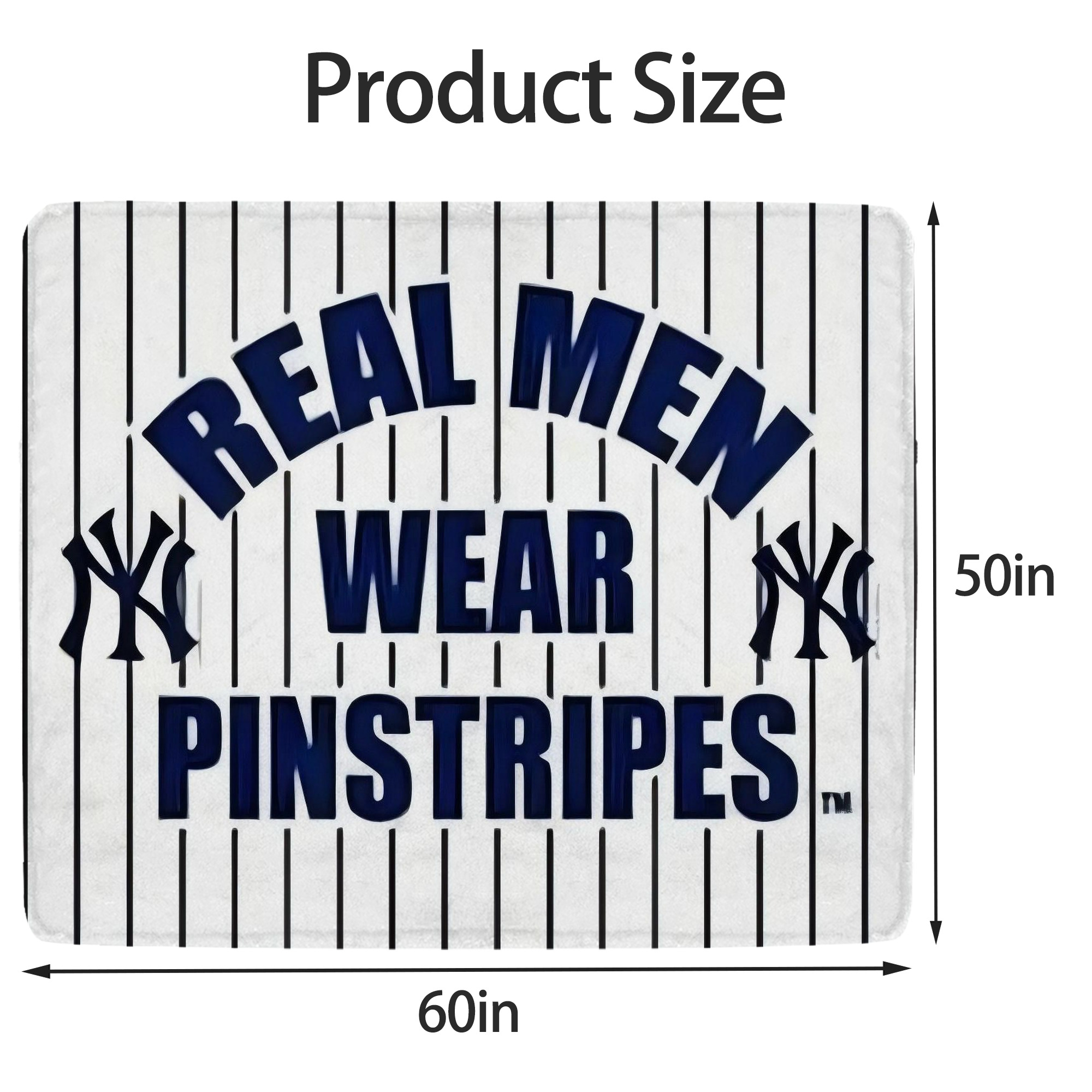 New York Yankees 262 Soft Fleece Throw Blanket 50 X 60 Inch – Super Soft, Lightweight, And Durable – Perfect For Sofa, Bed, Camping, And More – Ideal Gift For Family And Friends