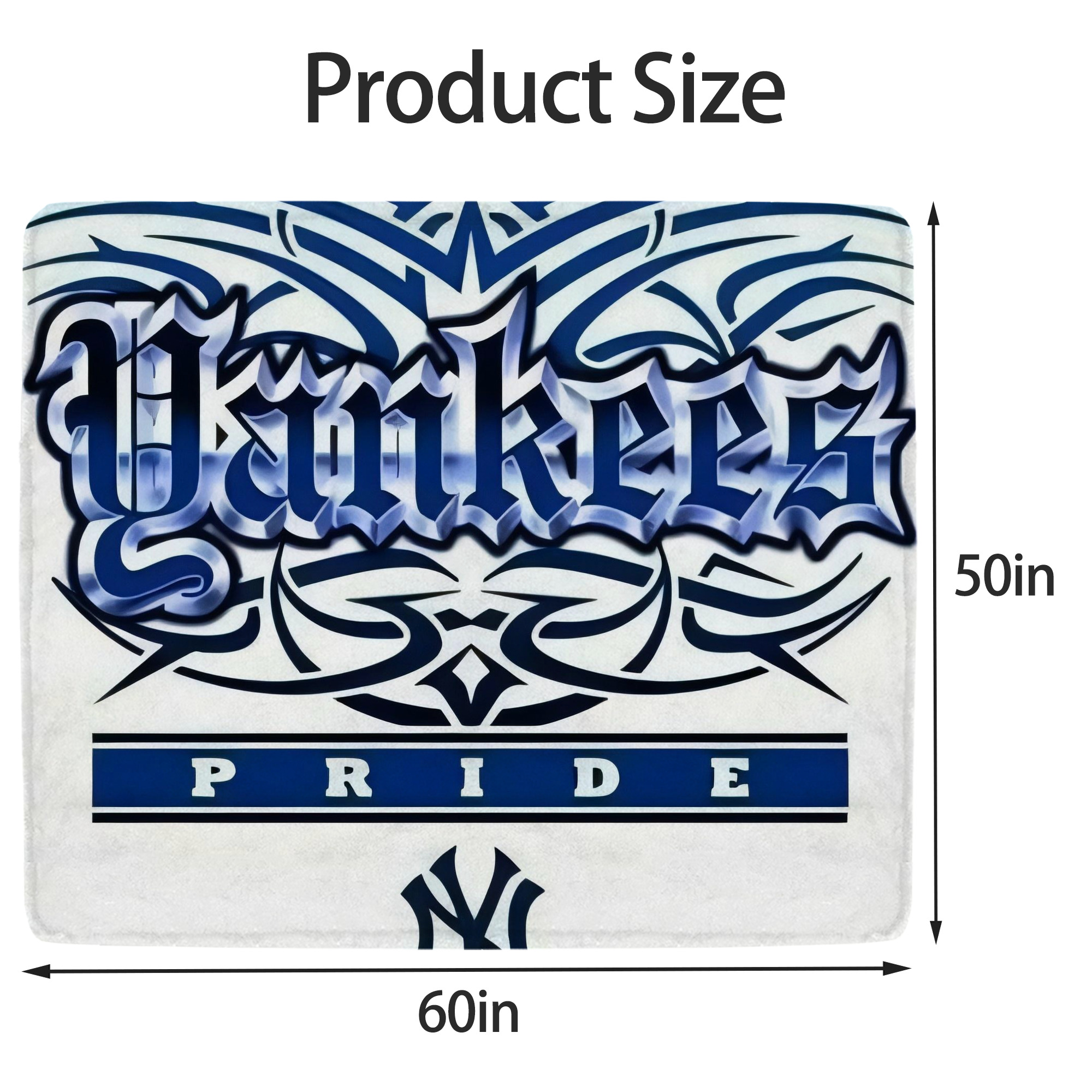 New York Yankees 304 Soft Fleece Throw Blanket 50 X 60 Inch – Super Soft, Lightweight, And Durable – Perfect For Sofa, Bed, Camping, And More – Ideal Gift For Family And Friends