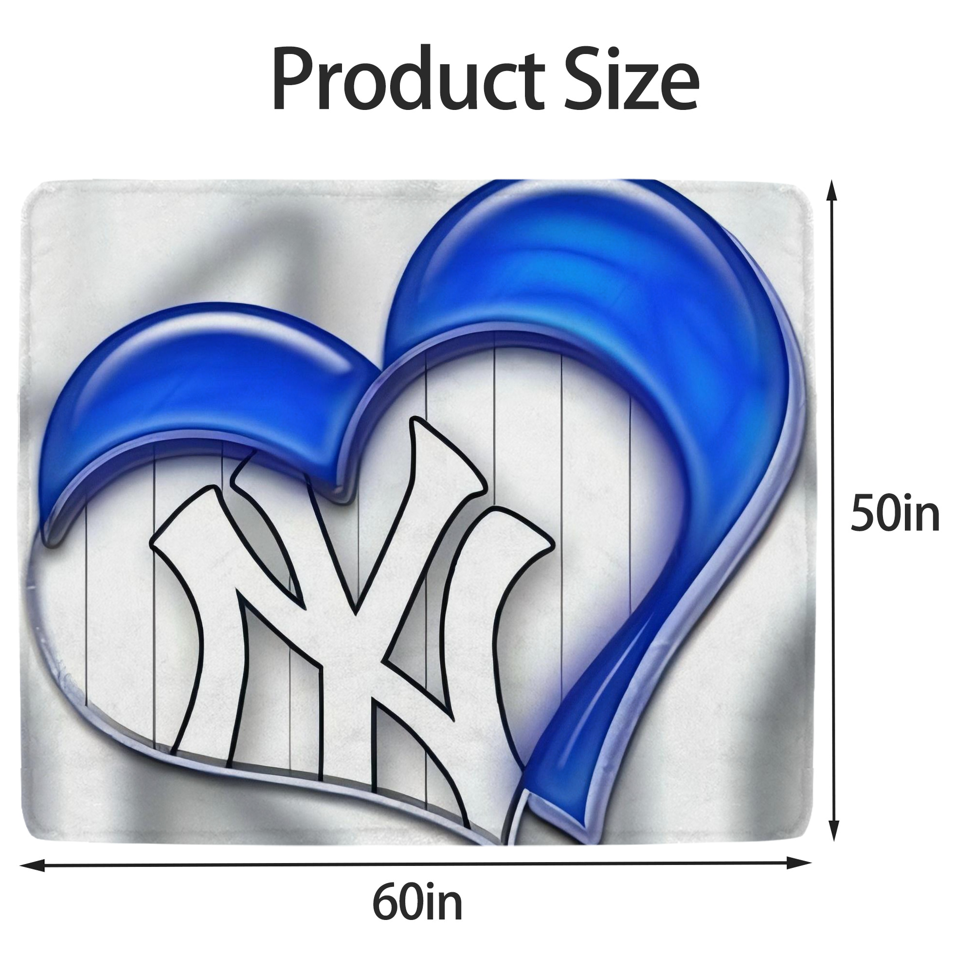 New York Yankees 310 Soft Fleece Throw Blanket 50 X 60 Inch – Super Soft, Lightweight, And Durable – Perfect For Sofa, Bed, Camping, And More – Ideal Gift For Family And Friends