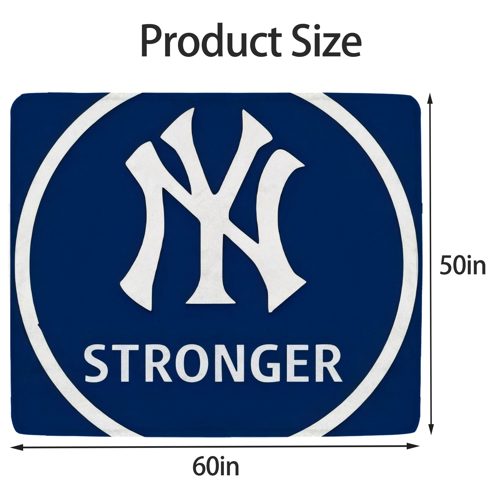 New York Yankees 346 Soft Fleece Throw Blanket 50 X 60 Inch – Super Soft, Lightweight, And Durable – Perfect For Sofa, Bed, Camping, And More – Ideal Gift For Family And Friends
