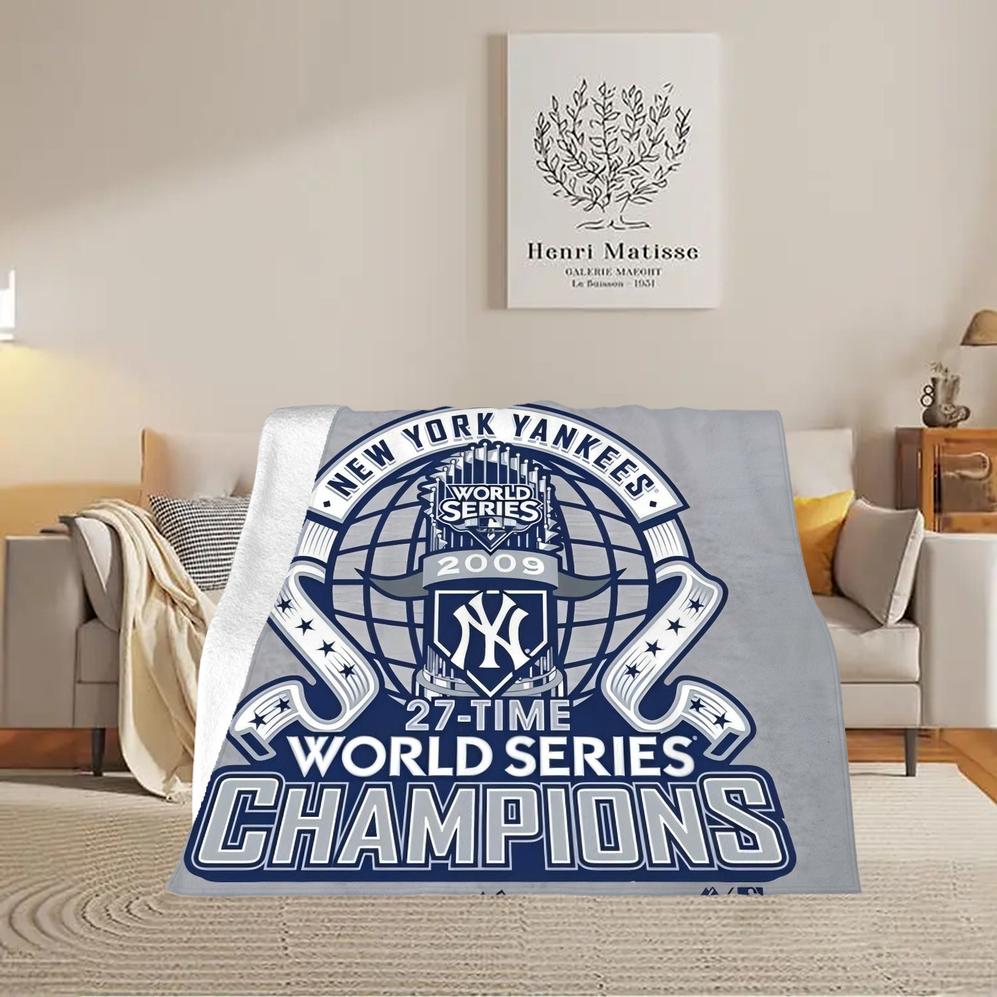 New York Yankees 207 Soft Fleece Throw Blanket 50 X 60 Inch – Super Soft, Lightweight, And Durable – Perfect For Sofa, Bed, Camping, And More – Ideal Gift For Family And Friends