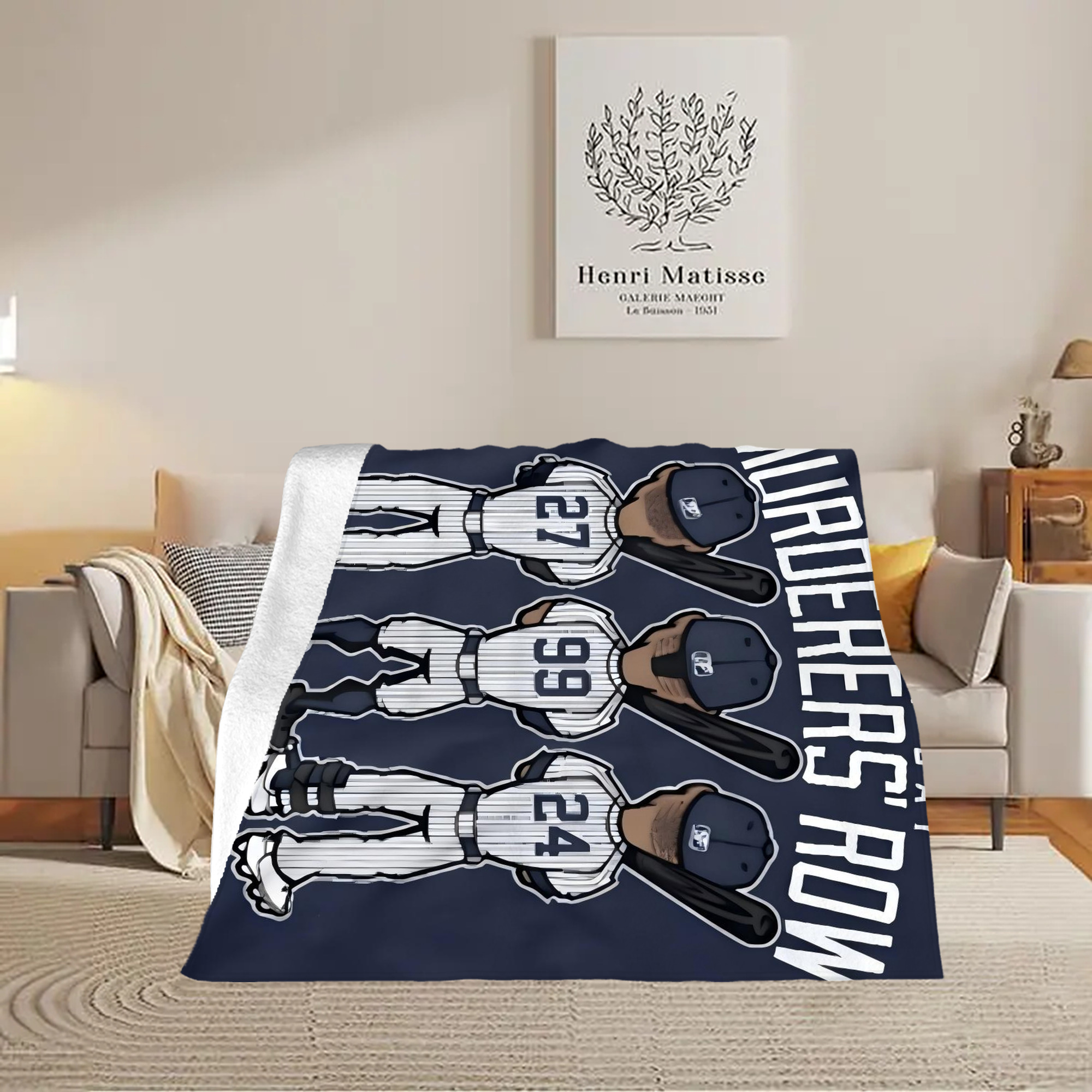 New York Yankees 173 Soft Fleece Throw Blanket 50 X 60 Inch – Super Soft, Lightweight, And Durable – Perfect For Sofa, Bed, Camping, And More – Ideal Gift For Family And Friends