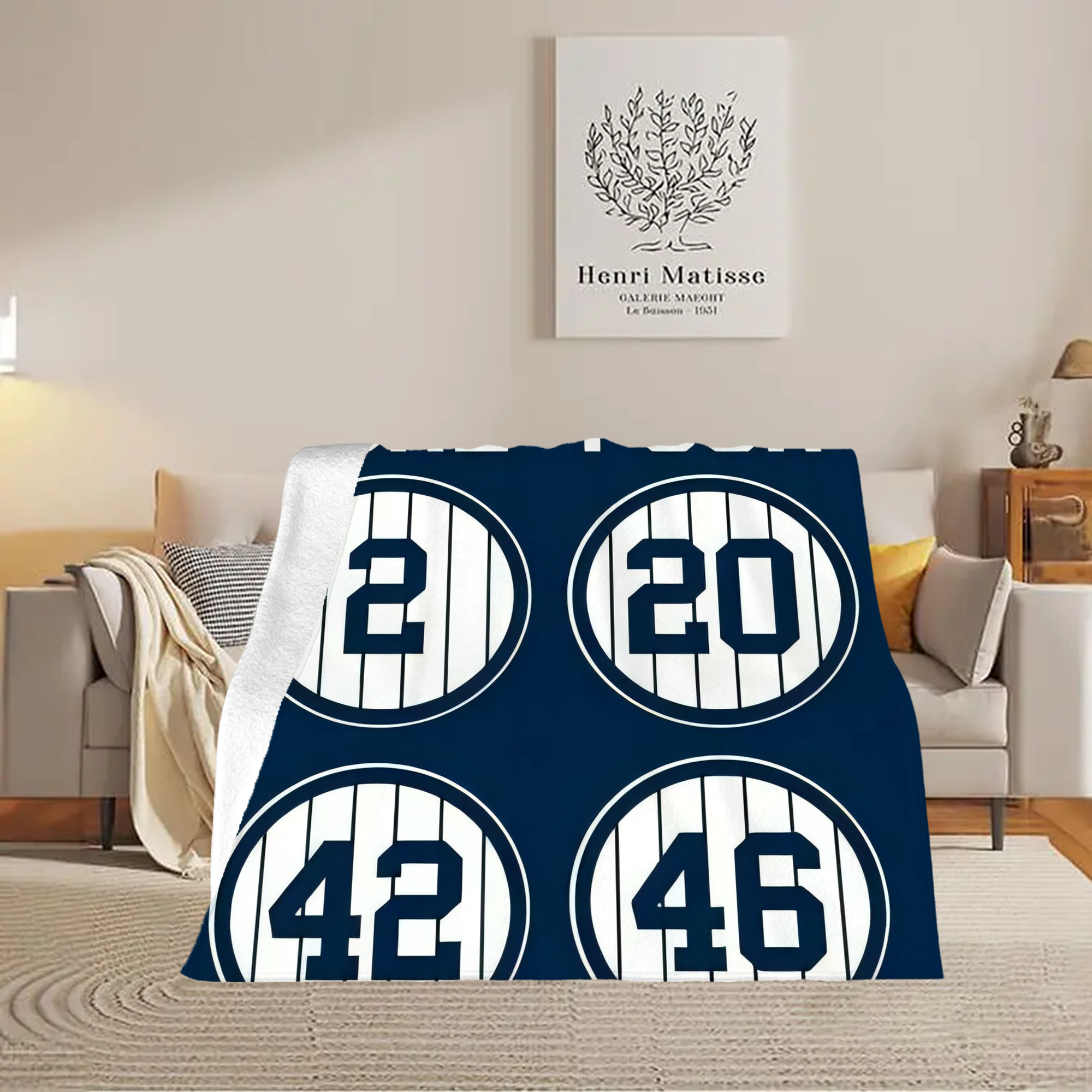 New York Yankees 223 Soft Fleece Throw Blanket 50 X 60 Inch – Super Soft, Lightweight, And Durable – Perfect For Sofa, Bed, Camping, And More – Ideal Gift For Family And Friends