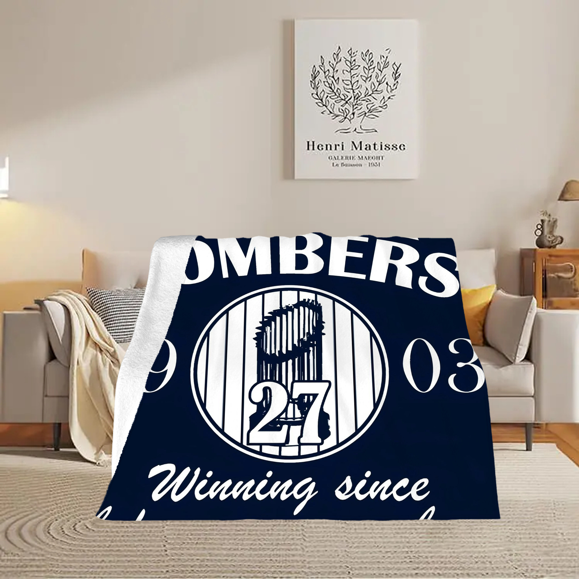 New York Yankees 240 Soft Fleece Throw Blanket 50 X 60 Inch – Super Soft, Lightweight, And Durable – Perfect For Sofa, Bed, Camping, And More – Ideal Gift For Family And Friends