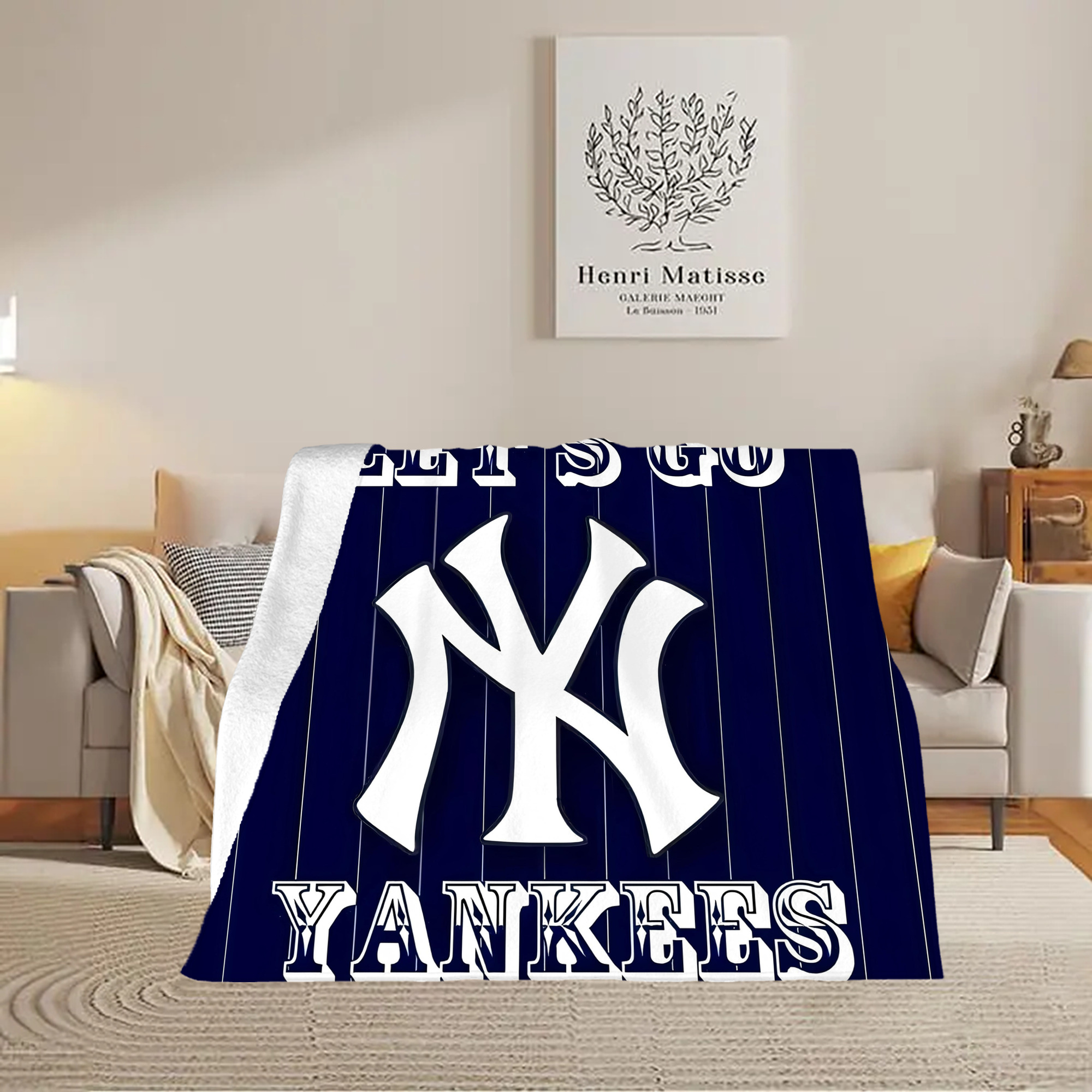 New York Yankees 237 Soft Fleece Throw Blanket 50 X 60 Inch – Super Soft, Lightweight, And Durable – Perfect For Sofa, Bed, Camping, And More – Ideal Gift For Family And Friends