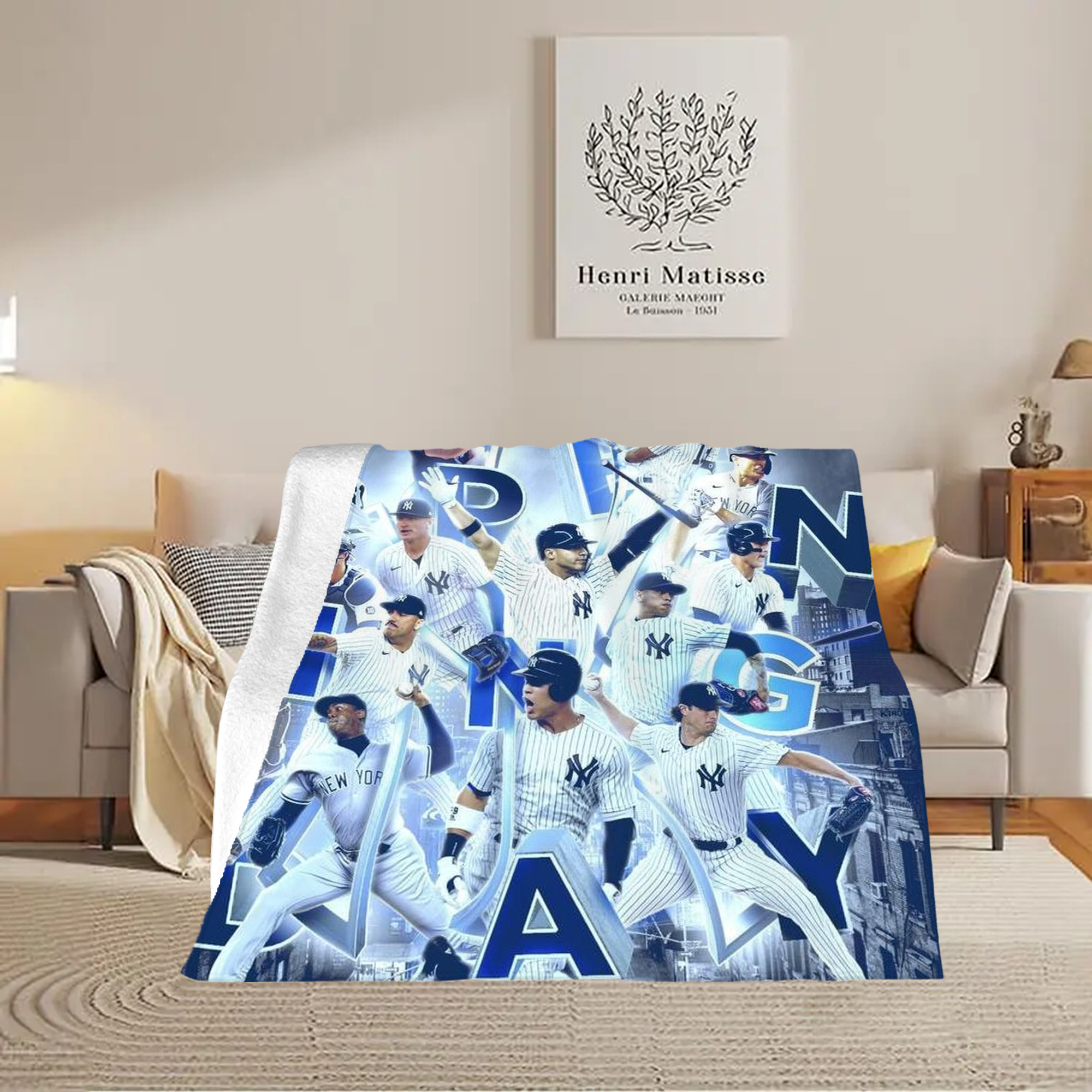 New York Yankees 236 Soft Fleece Throw Blanket 50 X 60 Inch – Super Soft, Lightweight, And Durable – Perfect For Sofa, Bed, Camping, And More – Ideal Gift For Family And Friends