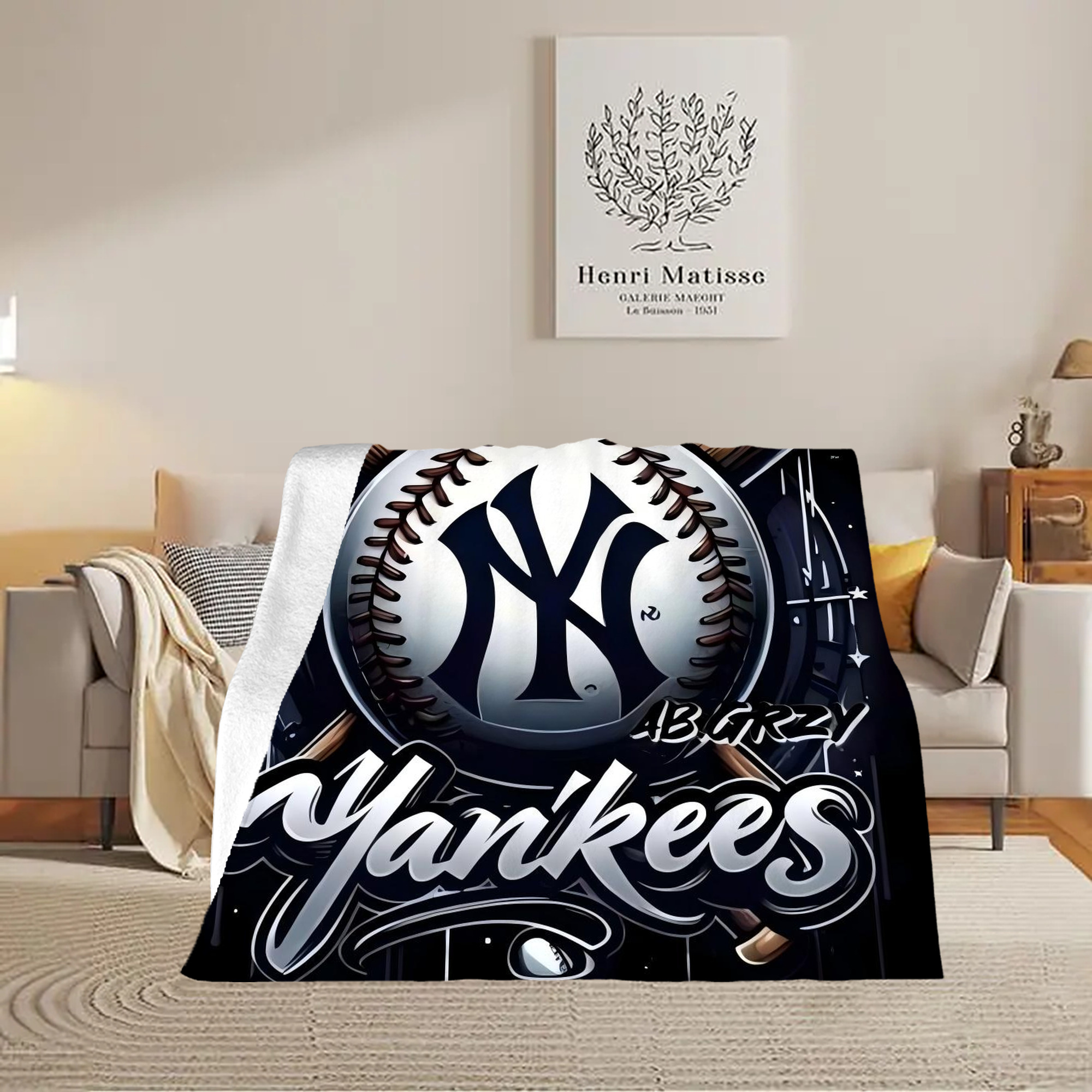 New York Yankees 241 Soft Fleece Throw Blanket 50 X 60 Inch – Super Soft, Lightweight, And Durable – Perfect For Sofa, Bed, Camping, And More – Ideal Gift For Family And Friends