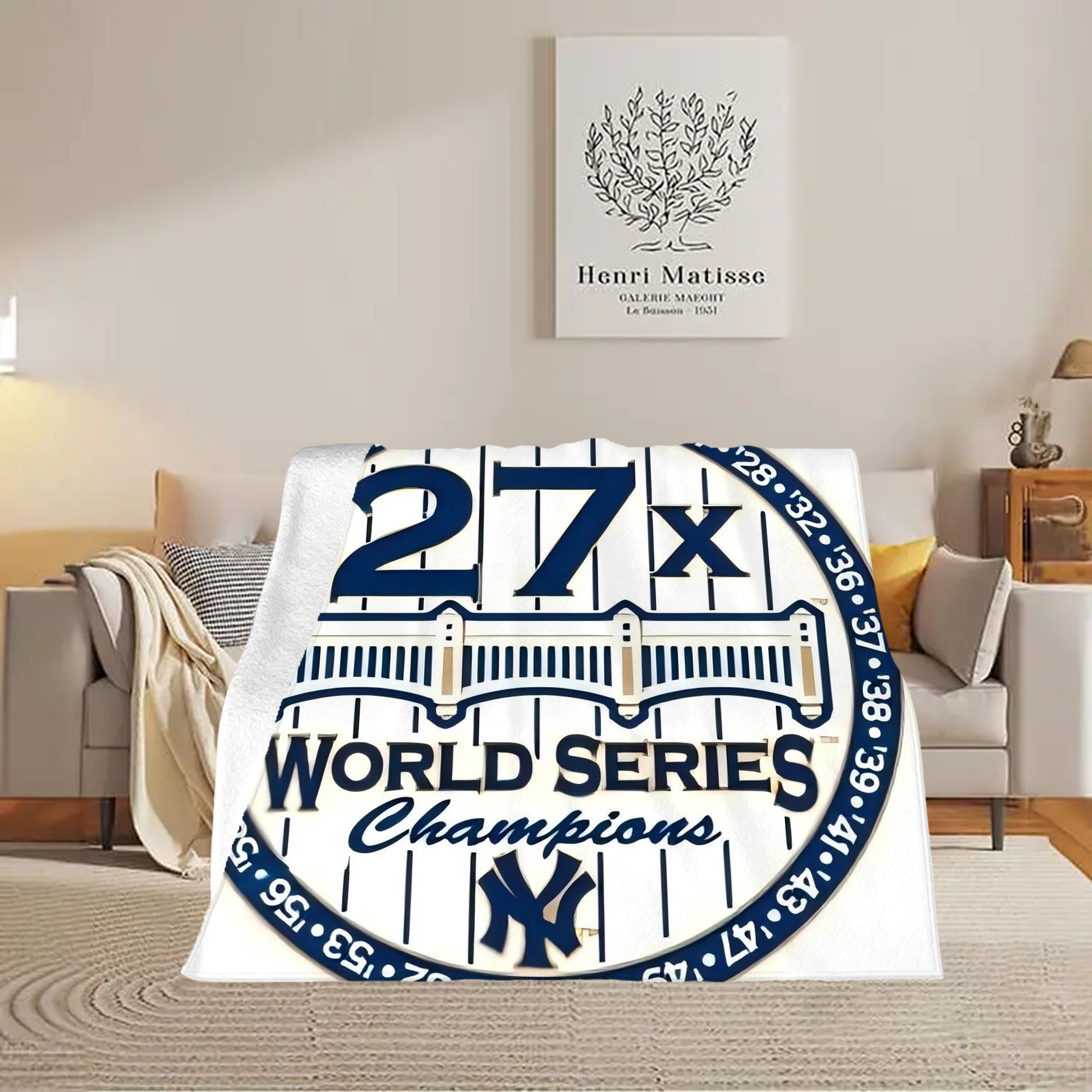 New York Yankees 263 Soft Fleece Throw Blanket 50 X 60 Inch – Super Soft, Lightweight, And Durable – Perfect For Sofa, Bed, Camping, And More – Ideal Gift For Family And Friends