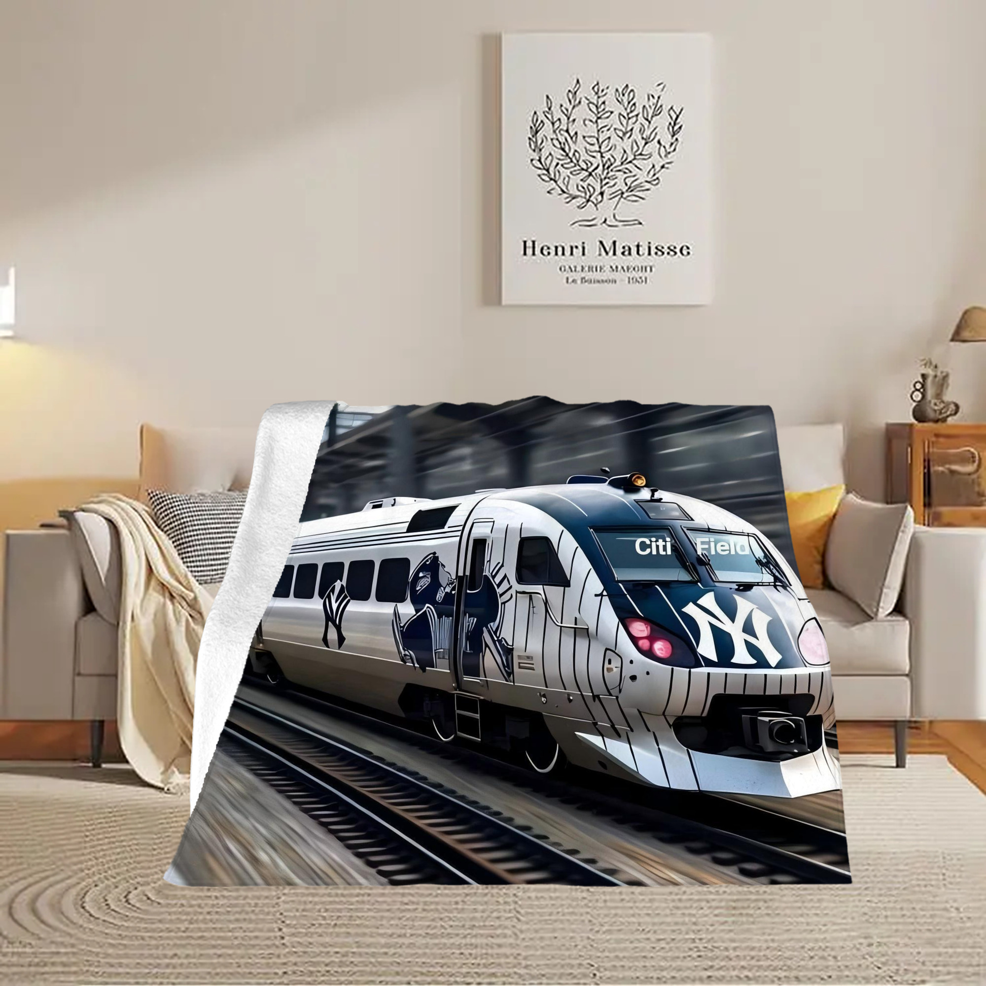 New York Yankees 342 Soft Fleece Throw Blanket 50 X 60 Inch – Super Soft, Lightweight, And Durable – Perfect For Sofa, Bed, Camping, And More – Ideal Gift For Family And Friends