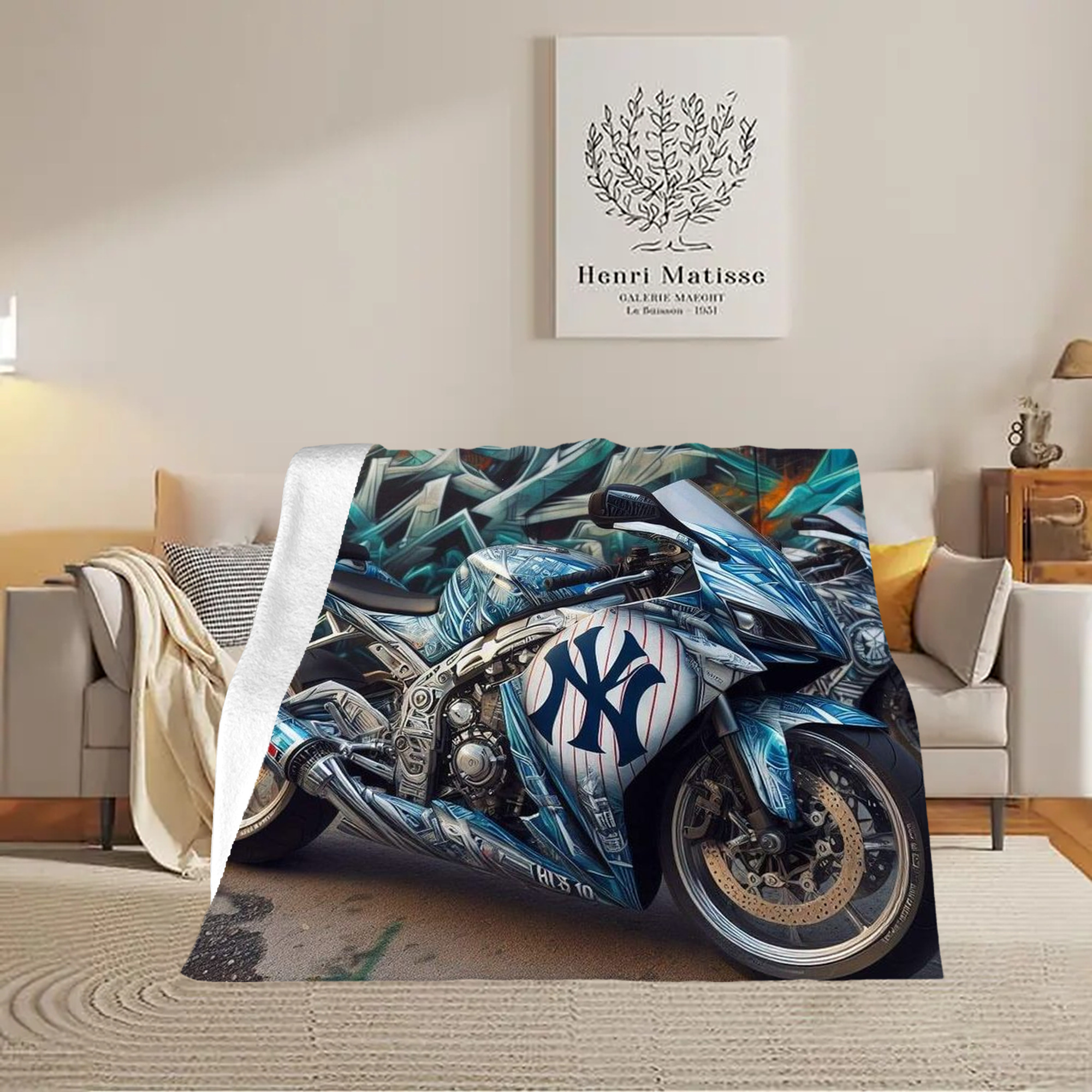 New York Yankees 343 Soft Fleece Throw Blanket 50 X 60 Inch – Super Soft, Lightweight, And Durable – Perfect For Sofa, Bed, Camping, And More – Ideal Gift For Family And Friends