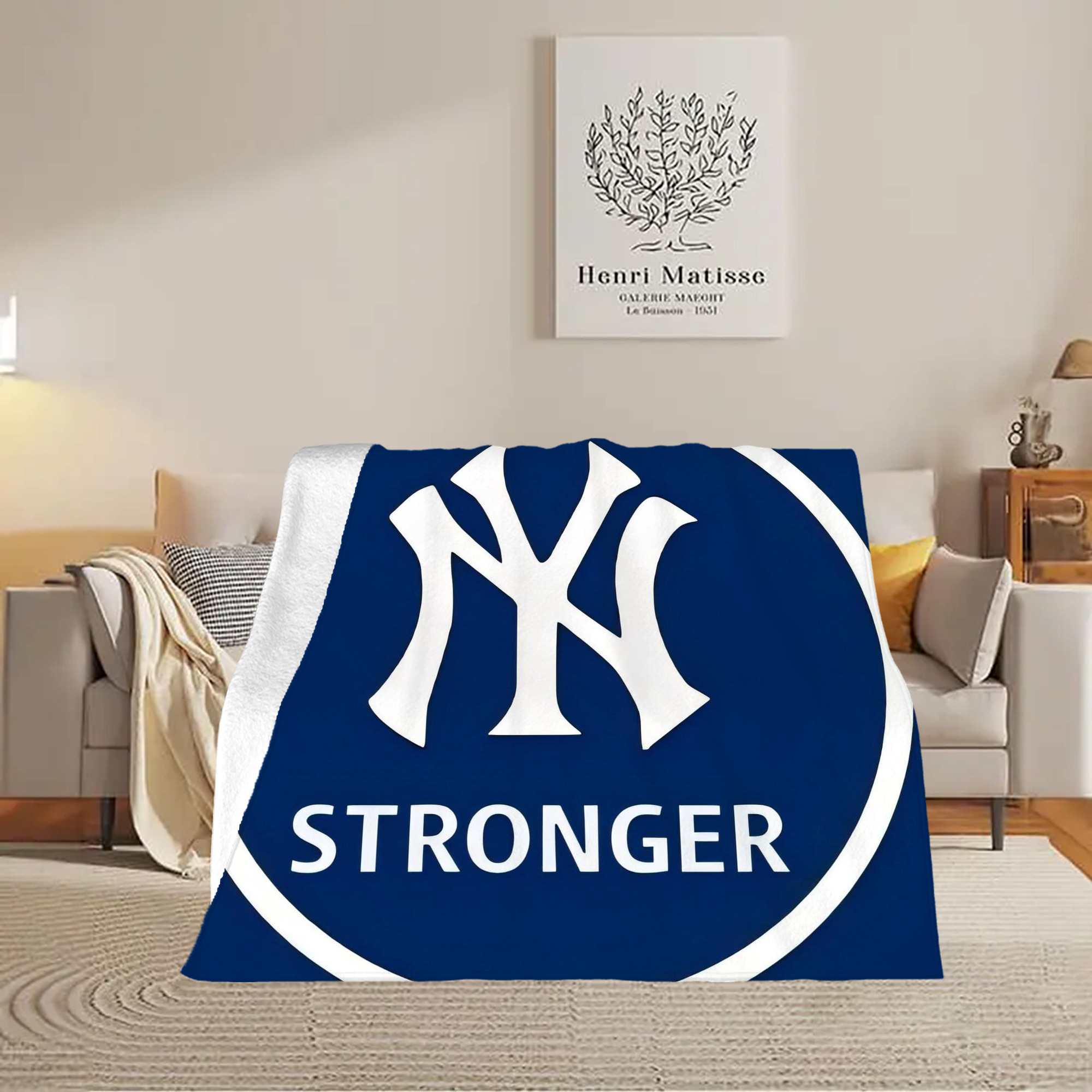 New York Yankees 346 Soft Fleece Throw Blanket 50 X 60 Inch – Super Soft, Lightweight, And Durable – Perfect For Sofa, Bed, Camping, And More – Ideal Gift For Family And Friends