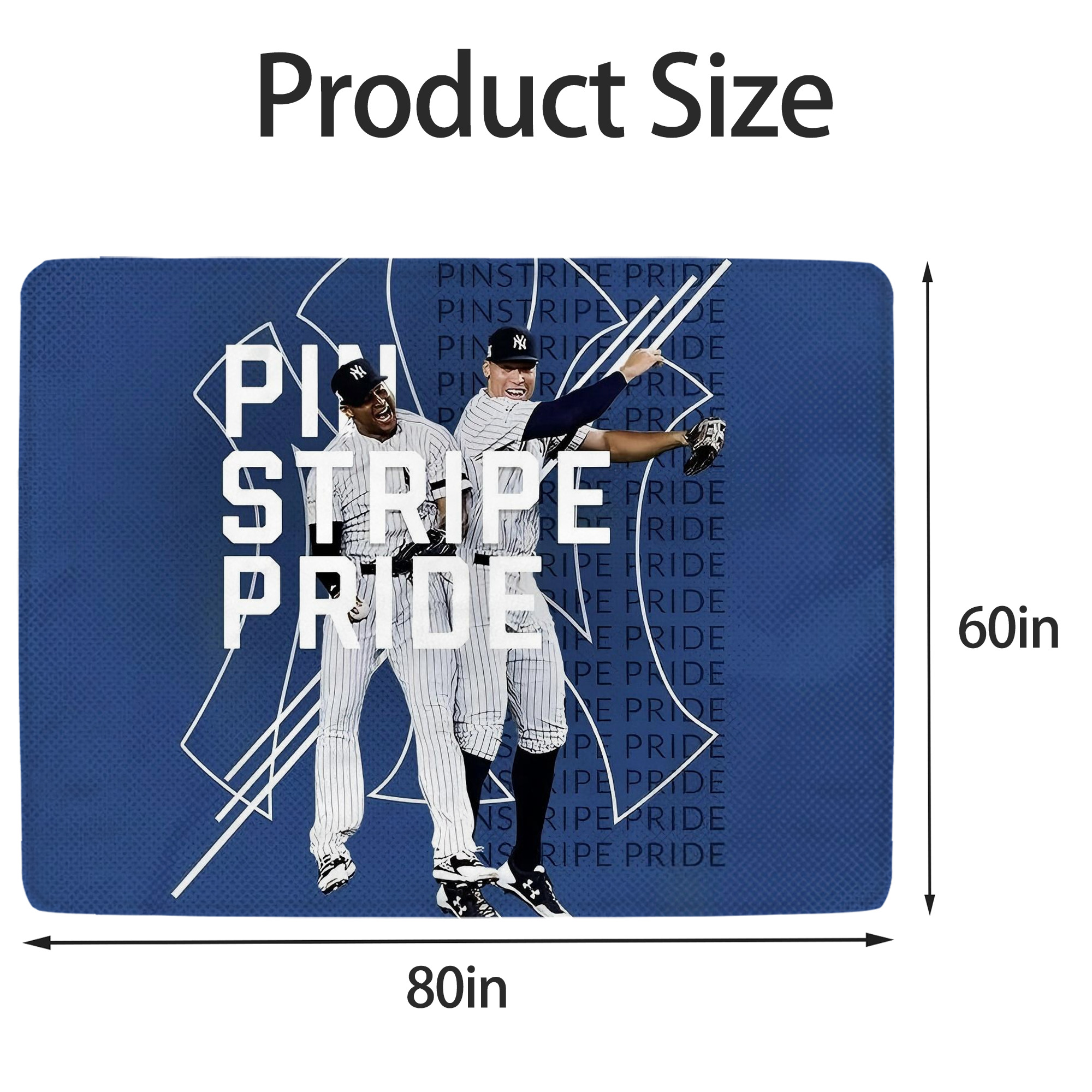 New York Yankees 196 Soft Fleece Throw Blanket 60 X 80 Inch – Super Soft, Lightweight, And Durable – Perfect For Sofa, Bed, Camping, And More – Ideal Gift For Family And Friends
