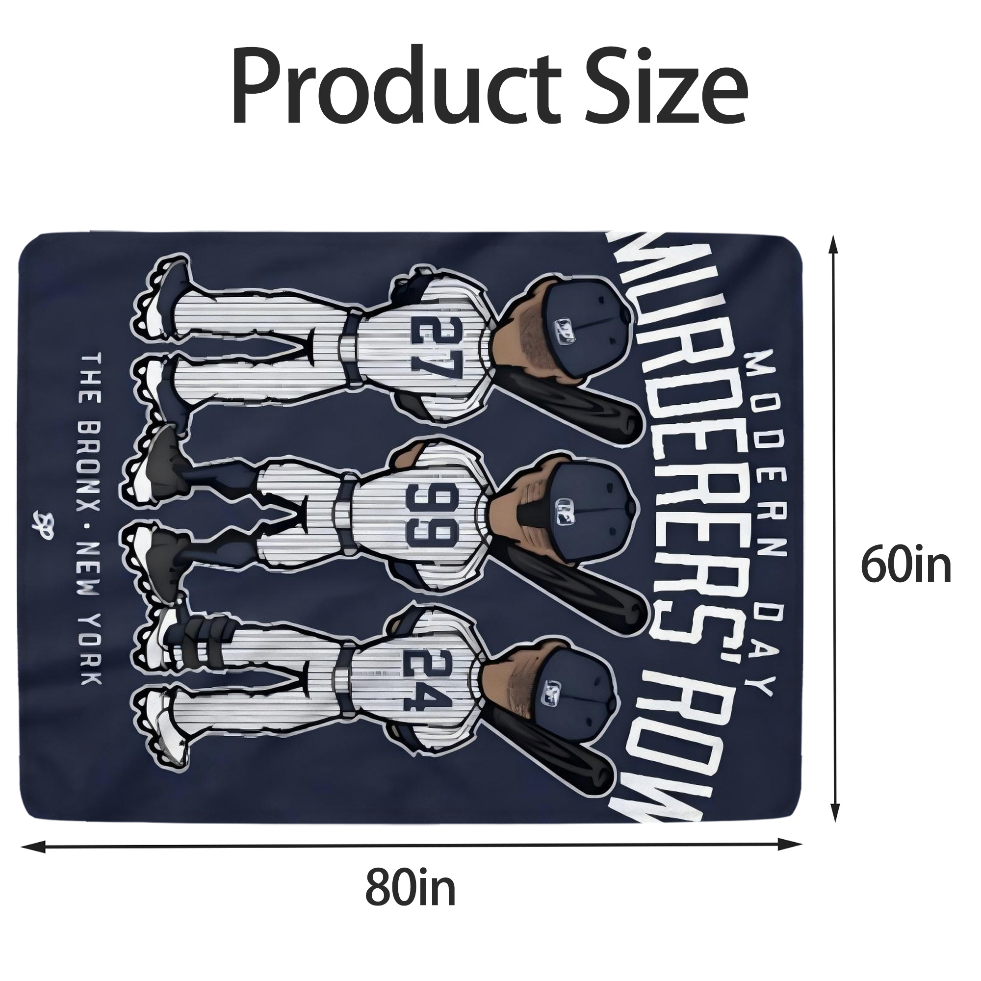 New York Yankees 173 Soft Fleece Throw Blanket 60 X 80 Inch – Super Soft, Lightweight, And Durable – Perfect For Sofa, Bed, Camping, And More – Ideal Gift For Family And Friends