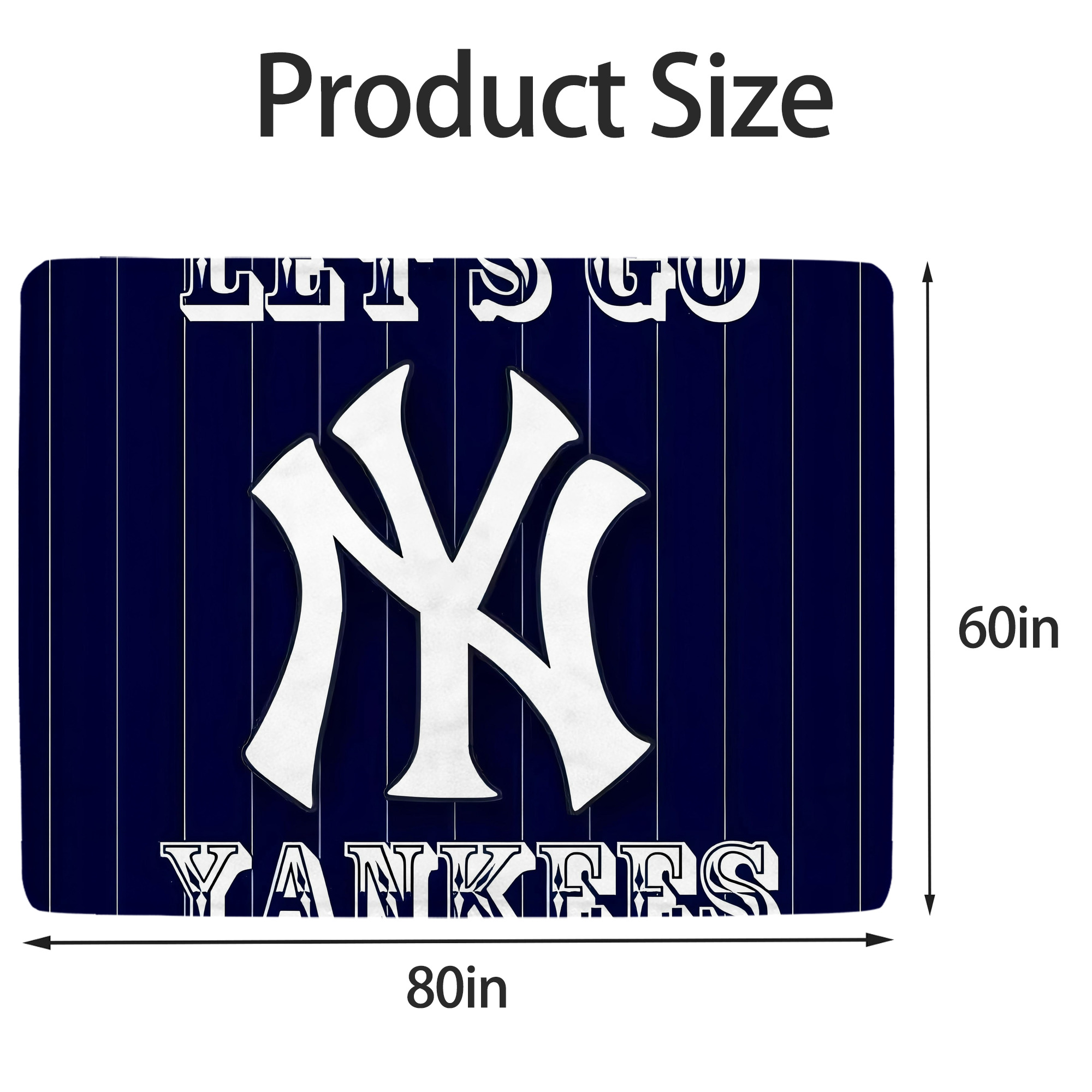 New York Yankees 237 Soft Fleece Throw Blanket 60 X 80 Inch – Super Soft, Lightweight, And Durable – Perfect For Sofa, Bed, Camping, And More – Ideal Gift For Family And Friends