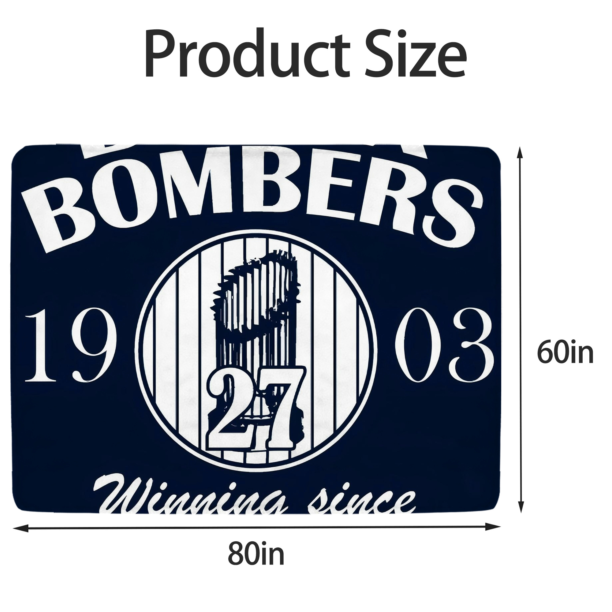 New York Yankees 240 Soft Fleece Throw Blanket 60 X 80 Inch – Super Soft, Lightweight, And Durable – Perfect For Sofa, Bed, Camping, And More – Ideal Gift For Family And Friends