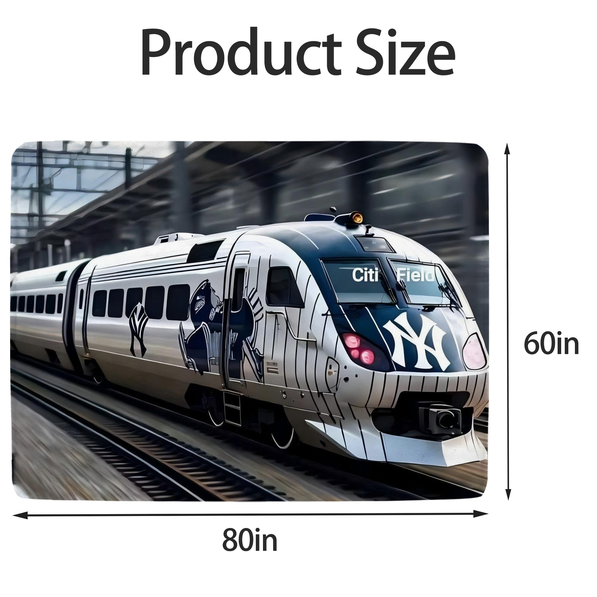 New York Yankees 342 Soft Fleece Throw Blanket 60 X 80 Inch – Super Soft, Lightweight, And Durable – Perfect For Sofa, Bed, Camping, And More – Ideal Gift For Family And Friends