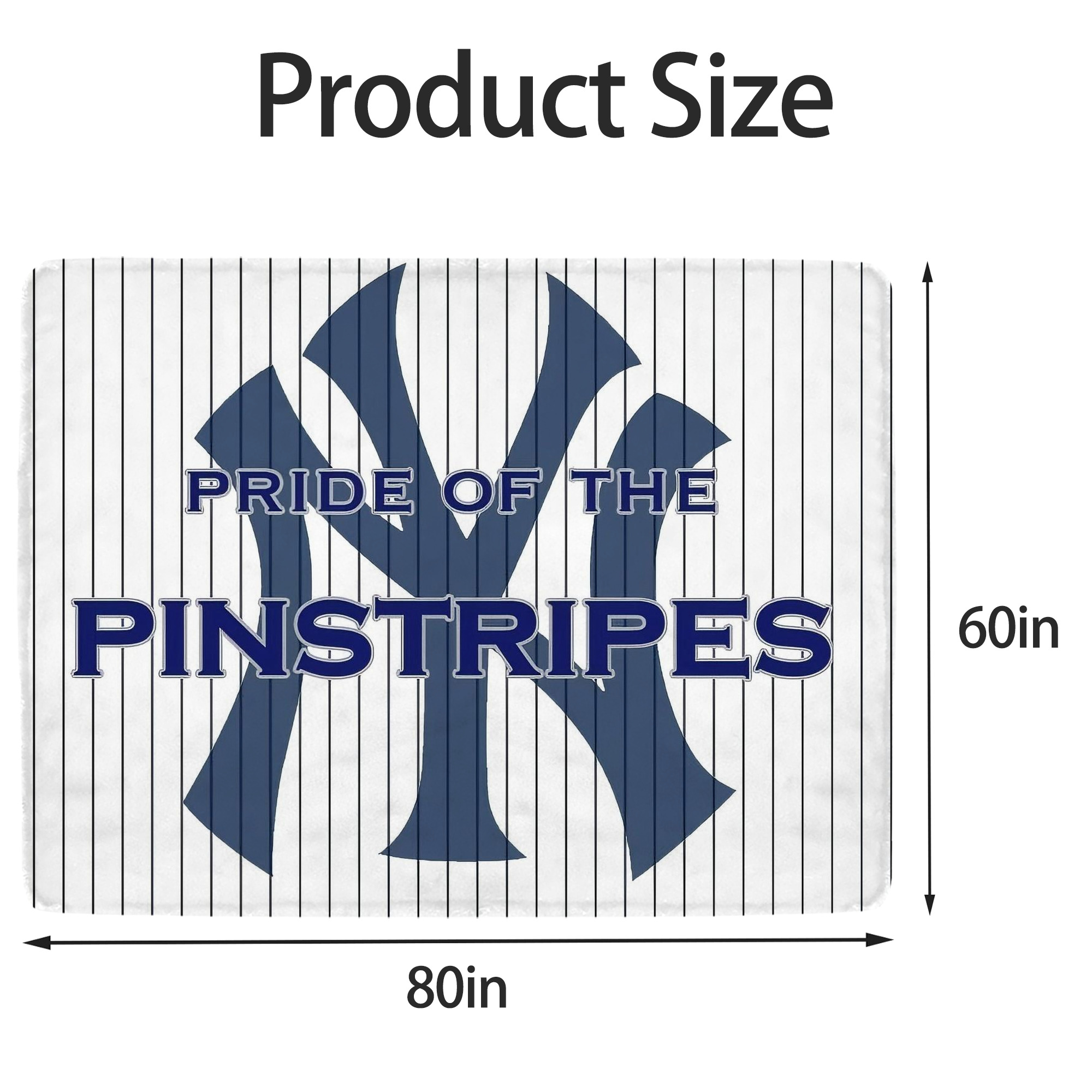 New York Yankees 337 Soft Fleece Throw Blanket 60 X 80 Inch – Super Soft, Lightweight, And Durable – Perfect For Sofa, Bed, Camping, And More – Ideal Gift For Family And Friends