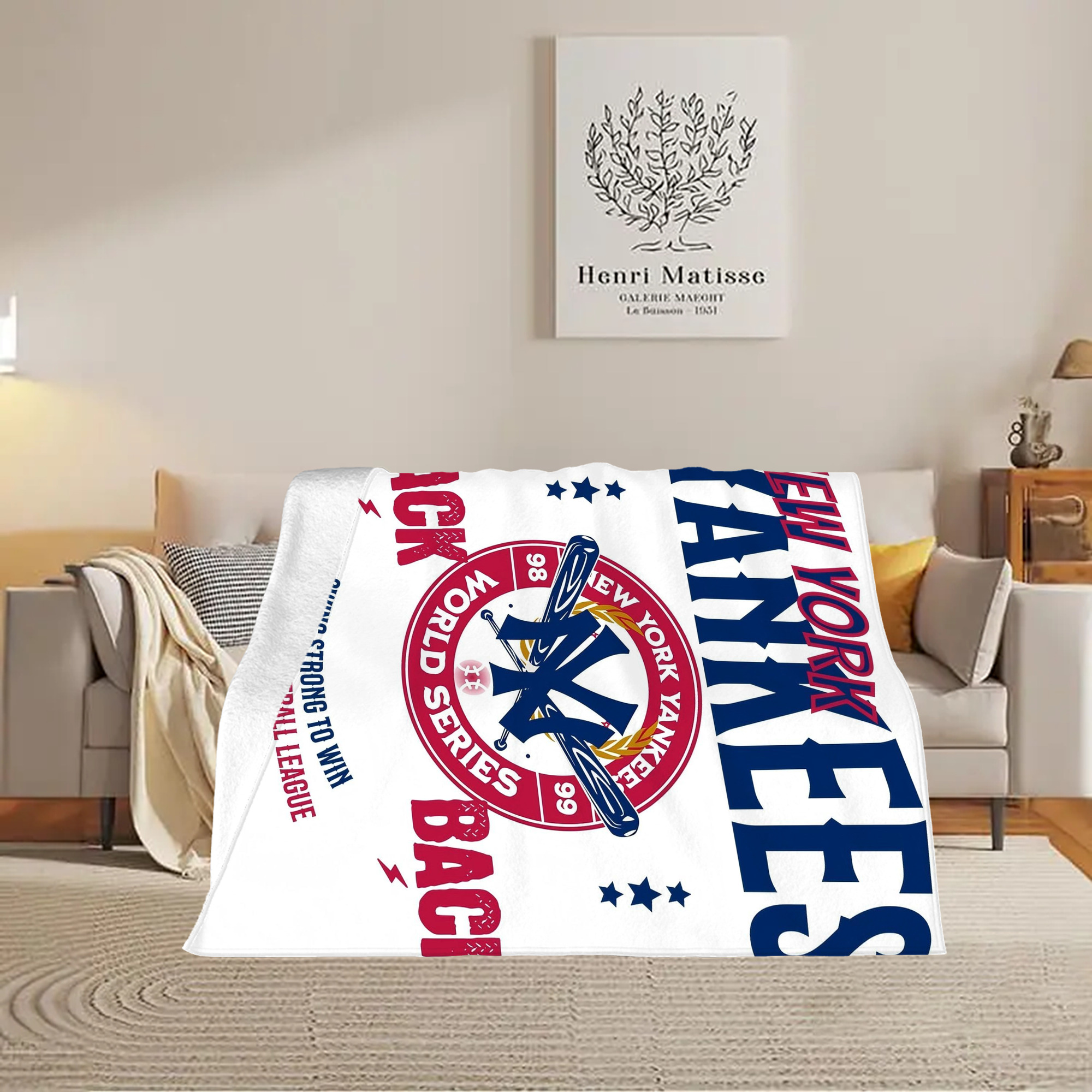 New York Yankees 179 Soft Fleece Throw Blanket 60 X 80 Inch – Super Soft, Lightweight, And Durable – Perfect For Sofa, Bed, Camping, And More – Ideal Gift For Family And Friends