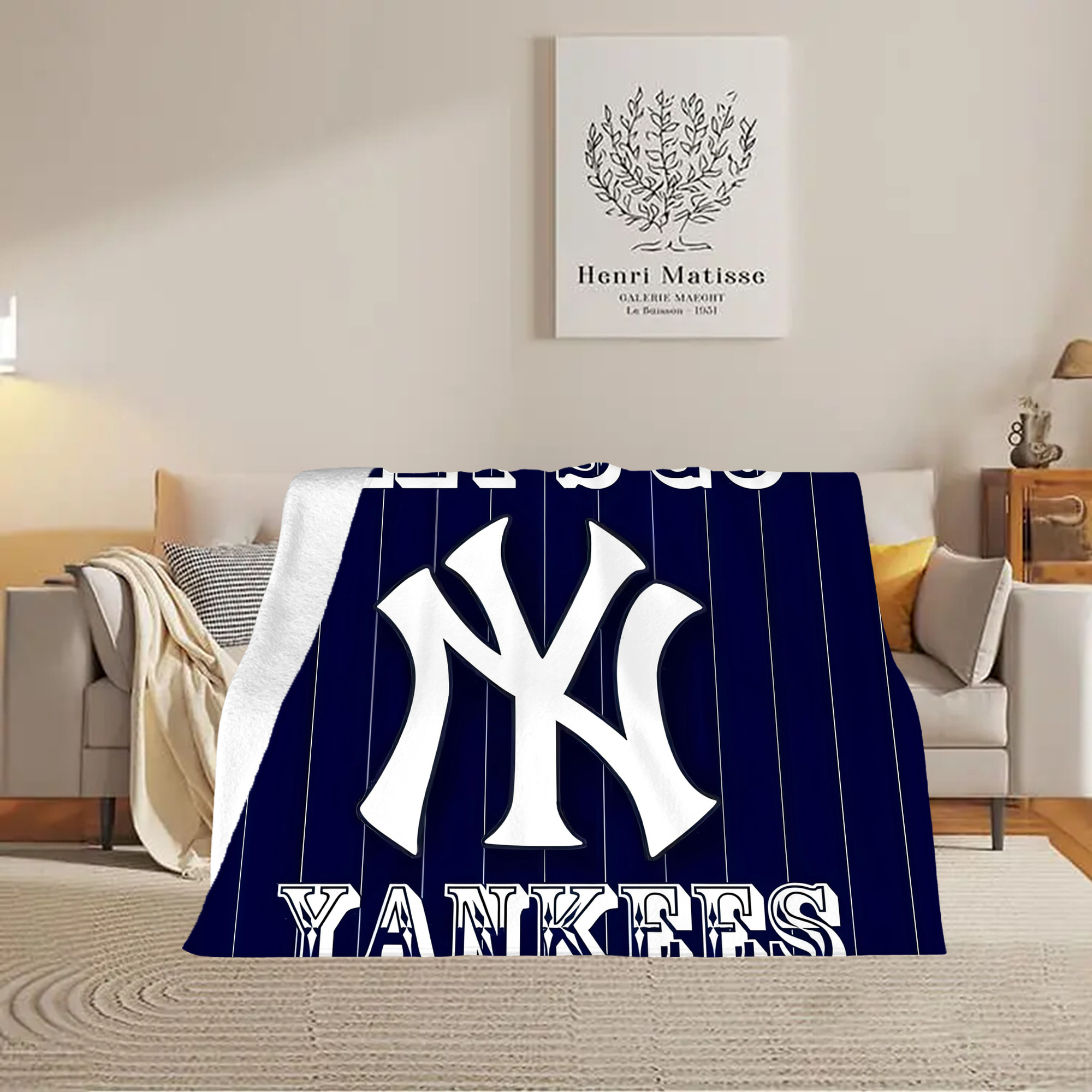 New York Yankees 237 Soft Fleece Throw Blanket 60 X 80 Inch – Super Soft, Lightweight, And Durable – Perfect For Sofa, Bed, Camping, And More – Ideal Gift For Family And Friends