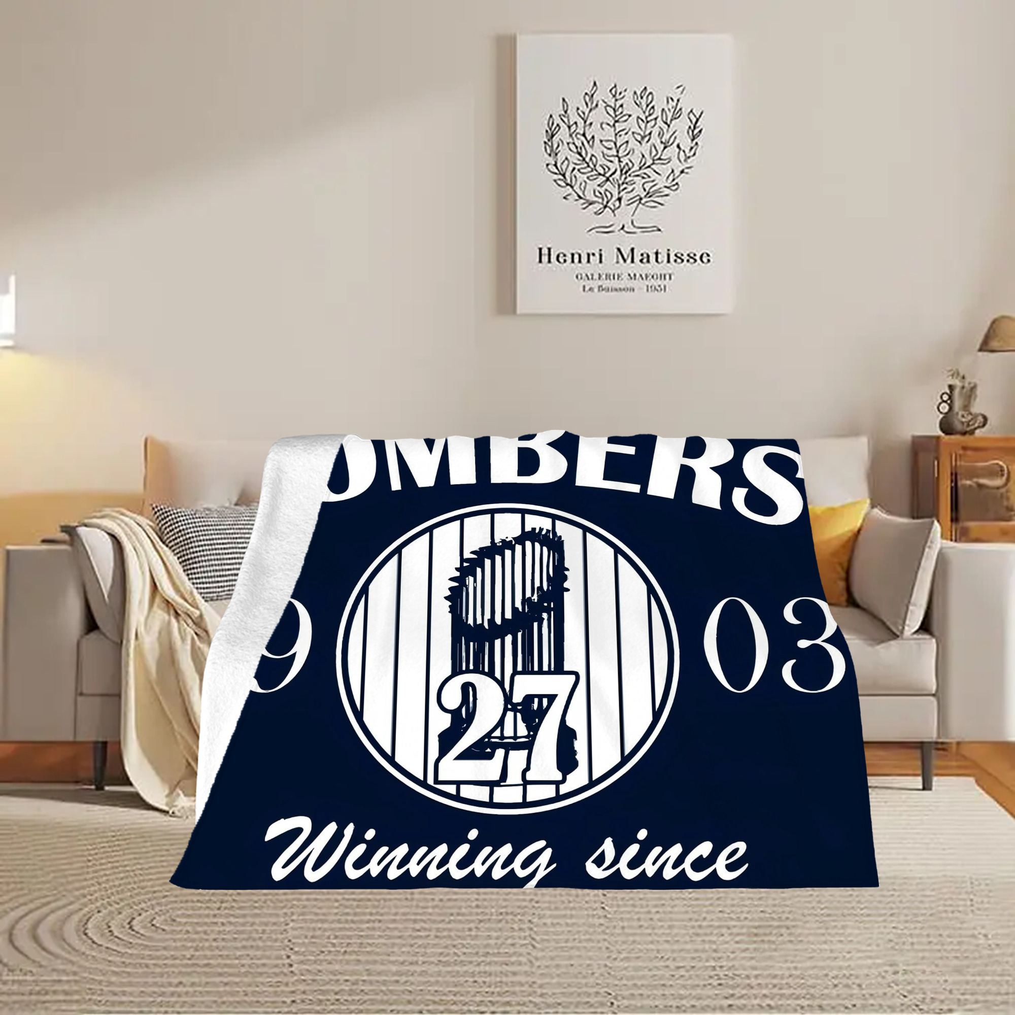 New York Yankees 240 Soft Fleece Throw Blanket 60 X 80 Inch – Super Soft, Lightweight, And Durable – Perfect For Sofa, Bed, Camping, And More – Ideal Gift For Family And Friends