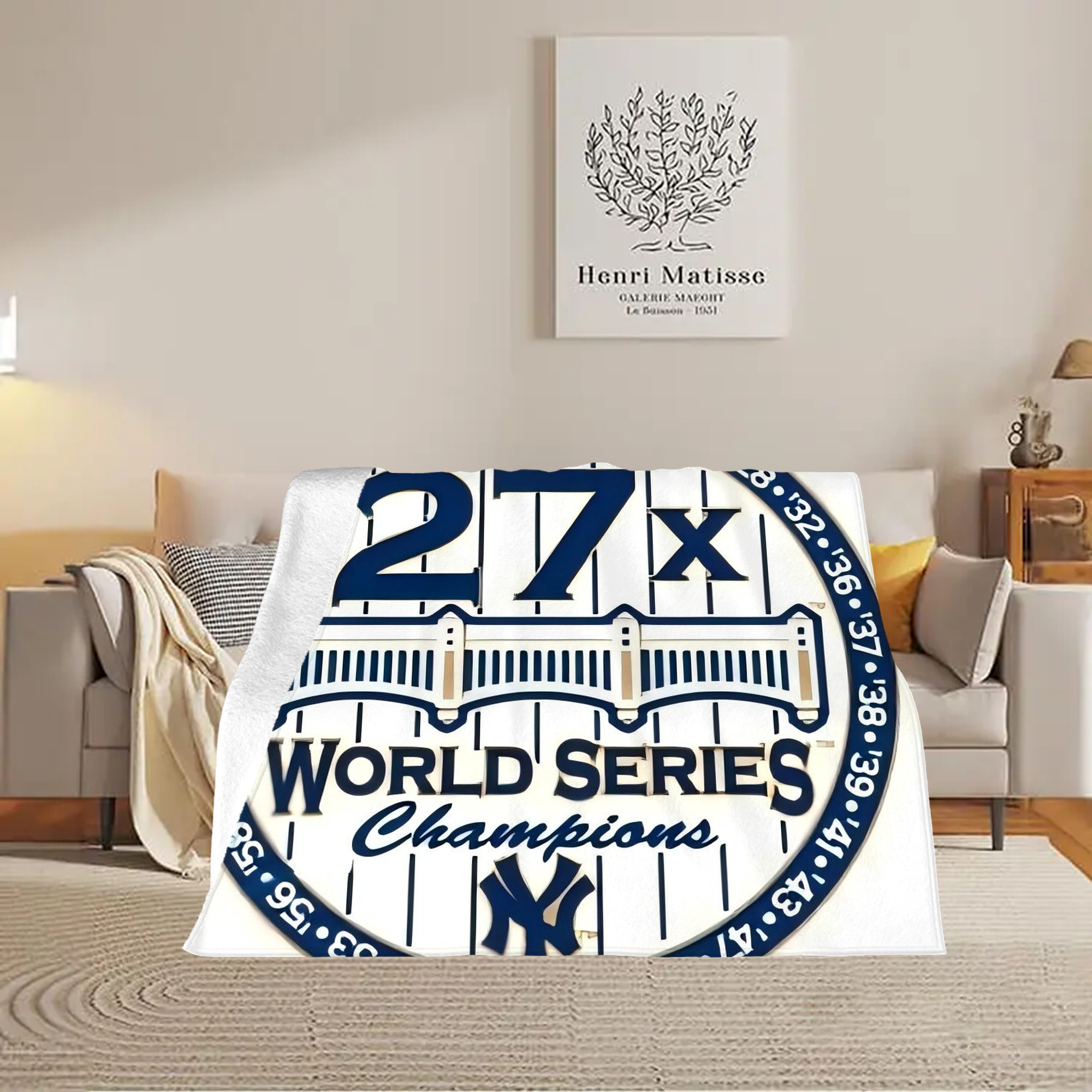 New York Yankees 263 Soft Fleece Throw Blanket 60 X 80 Inch – Super Soft, Lightweight, And Durable – Perfect For Sofa, Bed, Camping, And More – Ideal Gift For Family And Friends