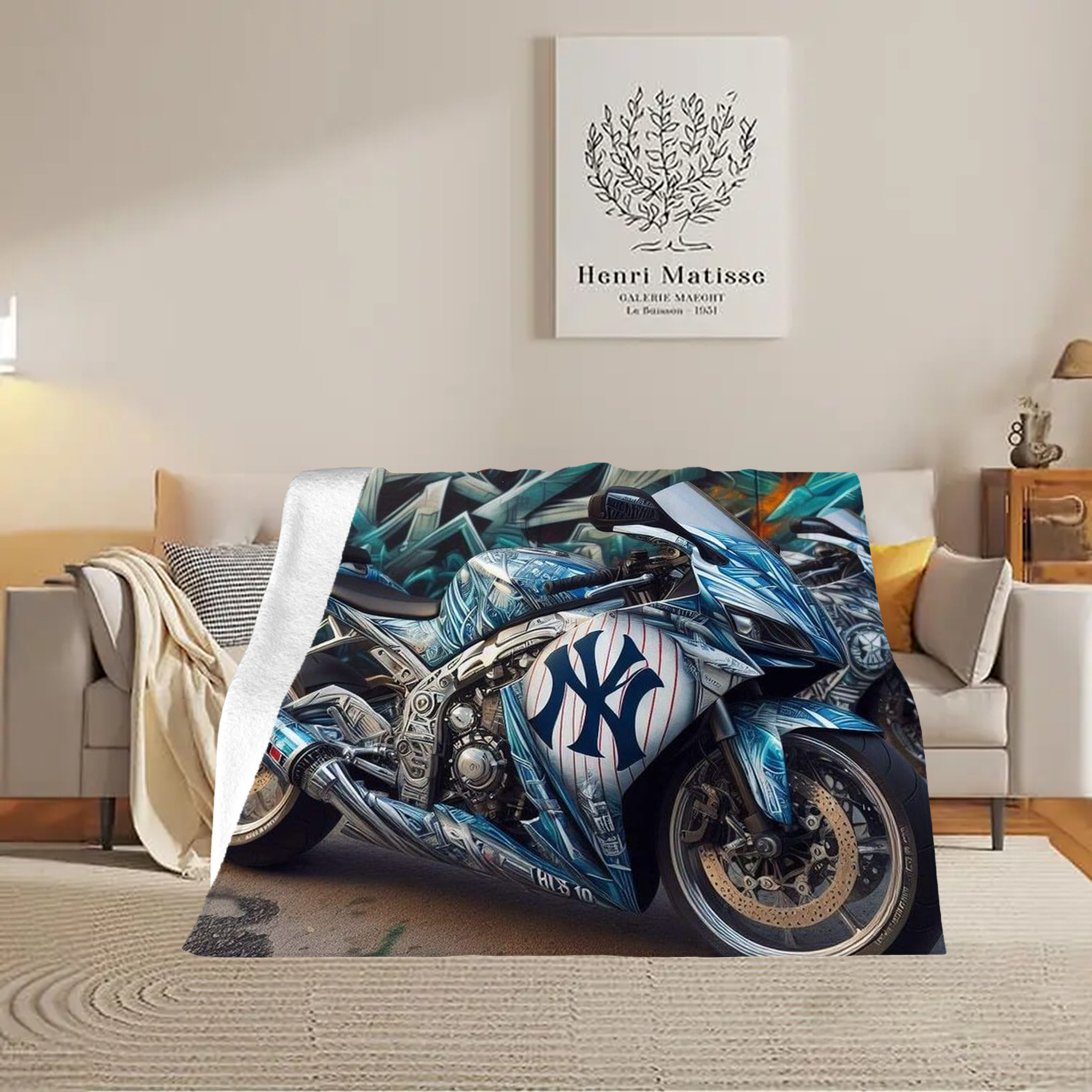 New York Yankees 343 Soft Fleece Throw Blanket 60 X 80 Inch – Super Soft, Lightweight, And Durable – Perfect For Sofa, Bed, Camping, And More – Ideal Gift For Family And Friends