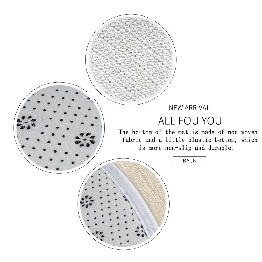 New York Yankees 259 Round Floor Mat – Soft Flannel & High-Density Sponge Core – Non-Slip Dot Backing – Durable Stitched Edges – Quick-Dry & Breathable – Perfect For Home, Bathroom & Living Room