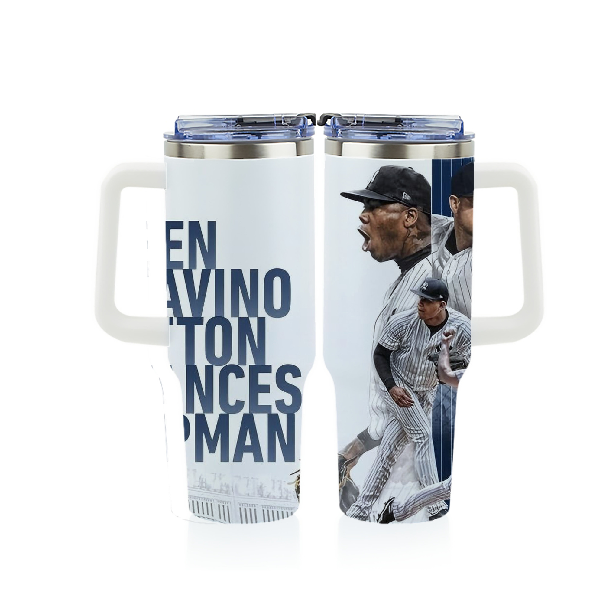 New York Yankees 249 40oz Full Wrap Car Tumbler – Durable Stainless Steel Travel Mug With Vibrant UV Print – Double Wall Insulated, Fits Most Car Cup Holders