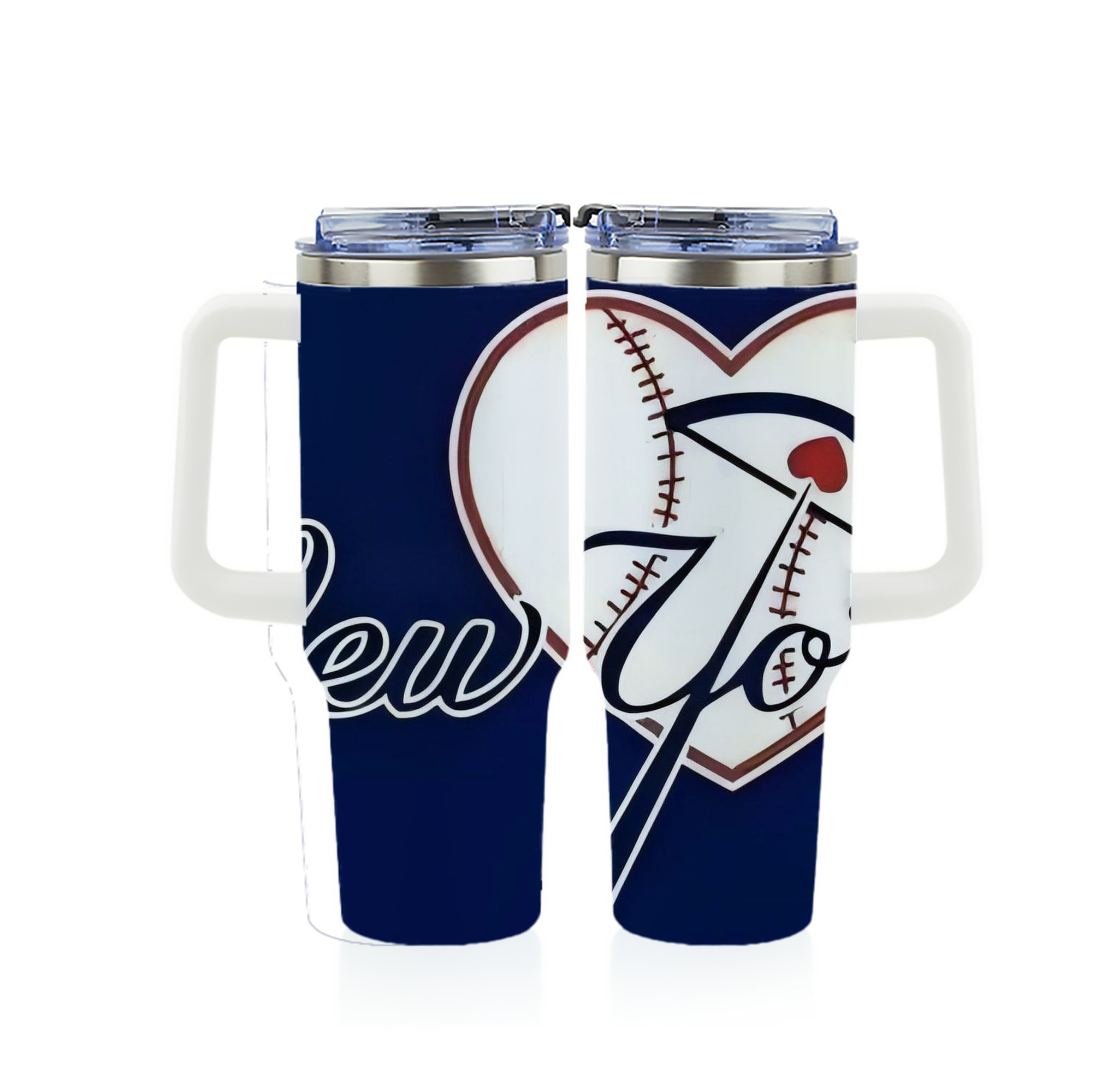 New York Yankees 354 40oz Full Wrap Car Tumbler – Durable Stainless Steel Travel Mug With Vibrant UV Print – Double Wall Insulated, Fits Most Car Cup Holders