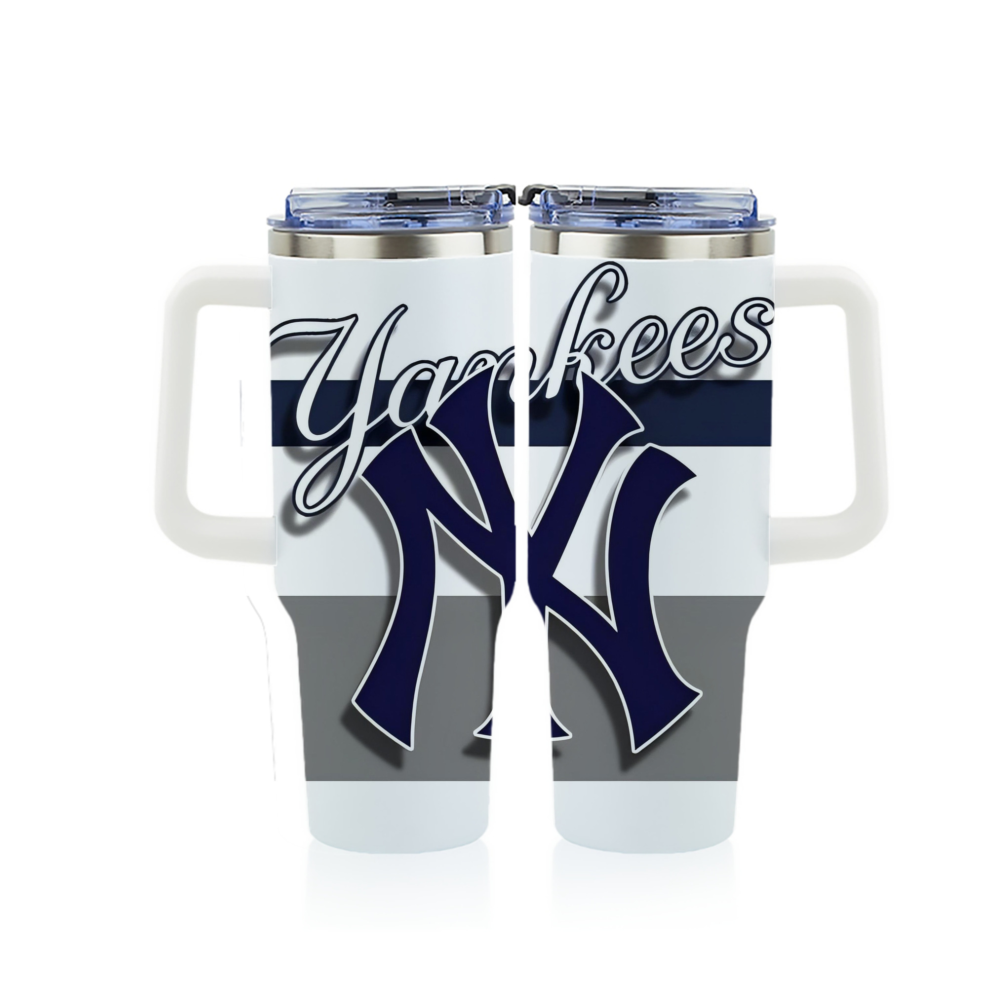 New York Yankees 356 40oz Full Wrap Car Tumbler – Durable Stainless Steel Travel Mug With Vibrant UV Print – Double Wall Insulated, Fits Most Car Cup Holders