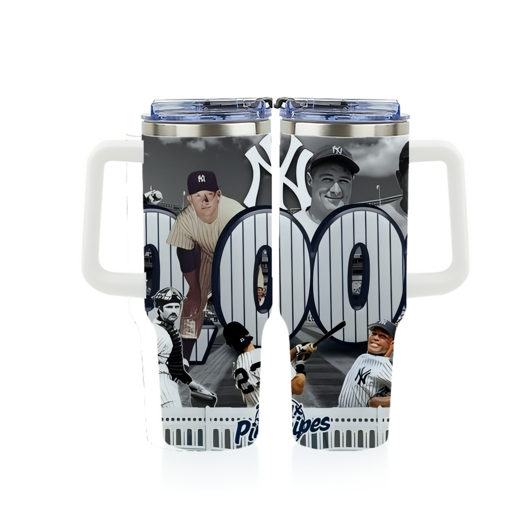 New York Yankees 357 40oz Full Wrap Car Tumbler – Durable Stainless Steel Travel Mug With Vibrant UV Print – Double Wall Insulated, Fits Most Car Cup Holders