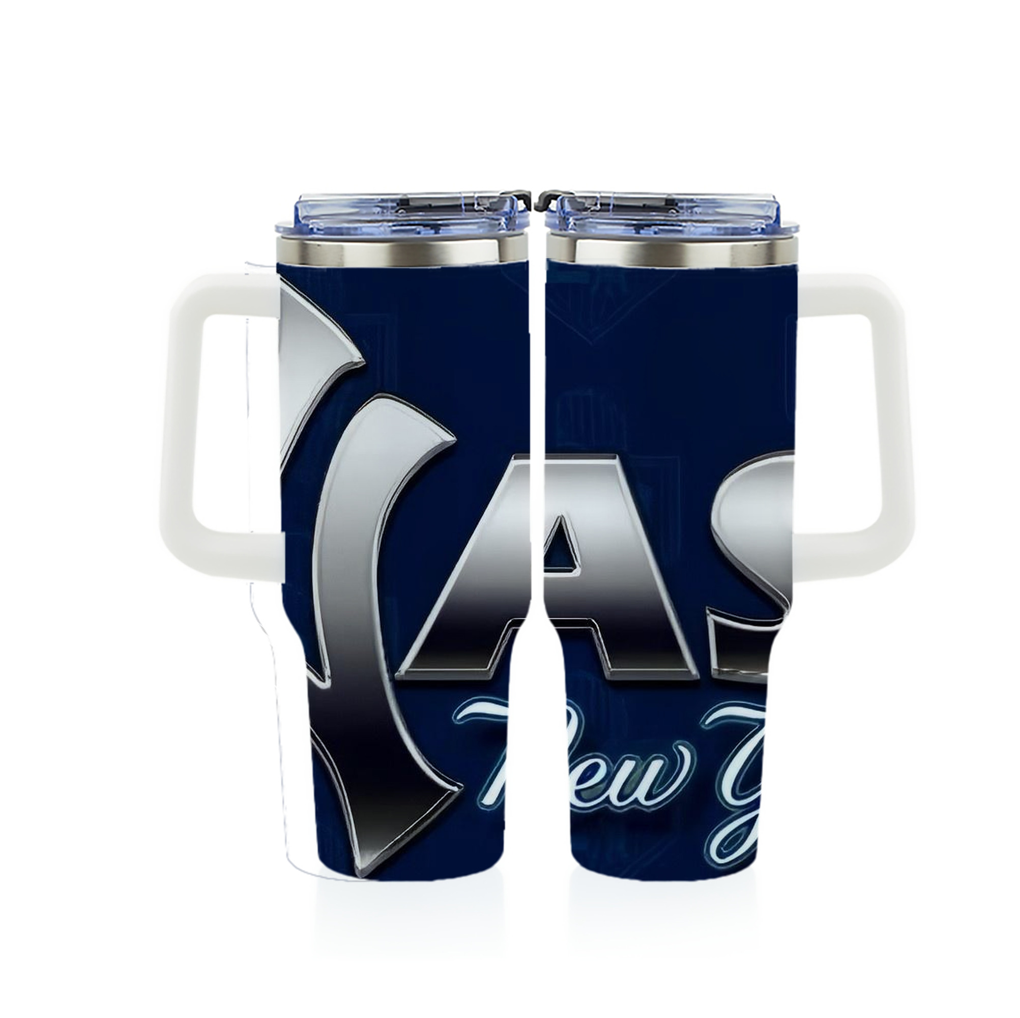 New York Yankees 359 40oz Full Wrap Car Tumbler – Durable Stainless Steel Travel Mug With Vibrant UV Print – Double Wall Insulated, Fits Most Car Cup Holders