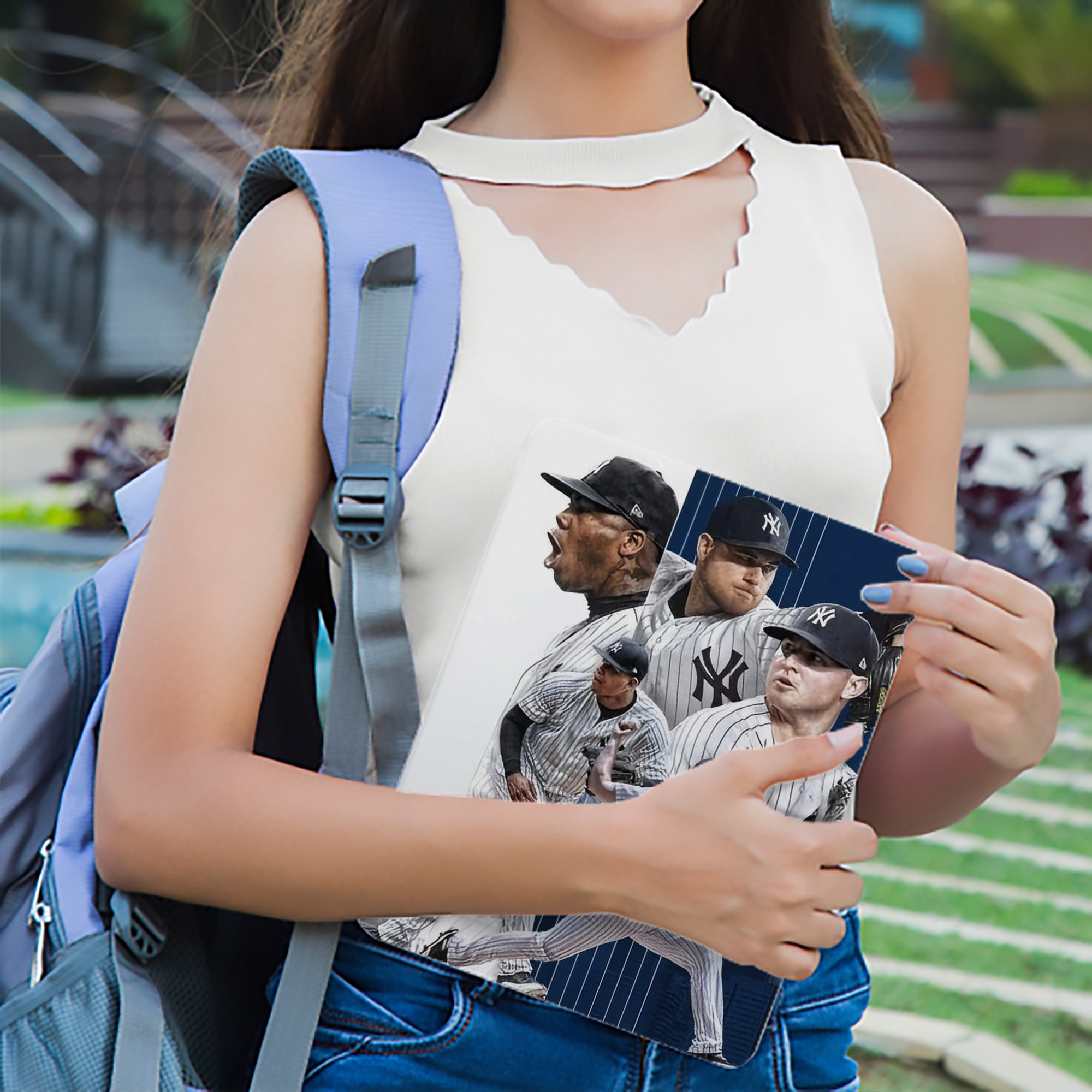 New York Yankees 249 IPad Case Without Pencil Slot – Book-Style Cover With PU Leather & TPU – Slim, Durable, Scratch-Resistant, Full Protection & Easy Access