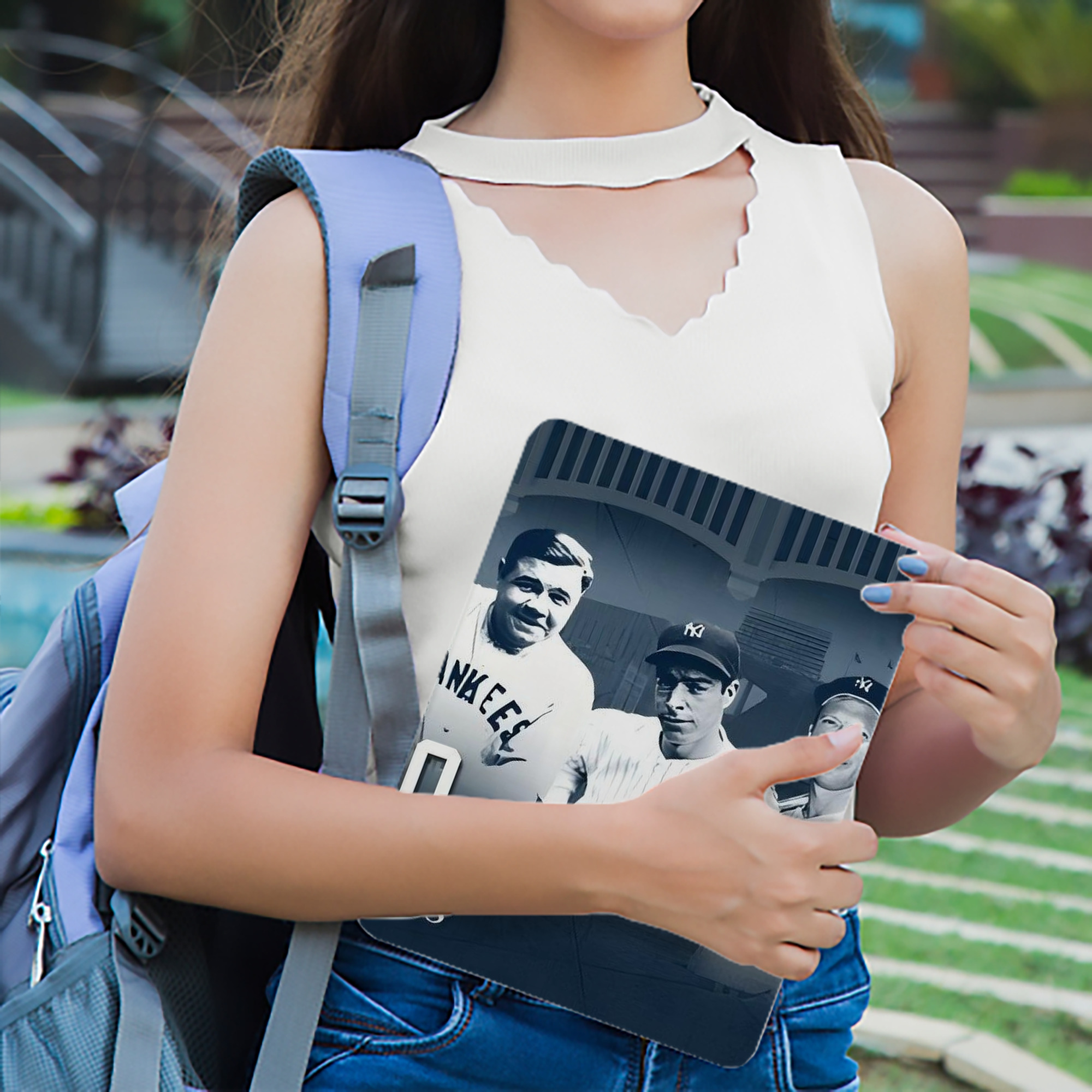 New York Yankees 351 IPad Book-Style Case With Pencil Slot – Slim PU & TPU Cover – Full Protection, Precise Fit, Water & Scratch Resistant