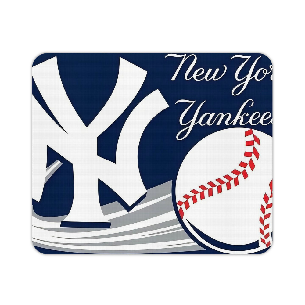 New York Yankees 259 Durable Rubber Mouse Pad With Stitched Edges, Waterproof, Non-Slip Surface, Ultra-Thin Design For Gaming, Office