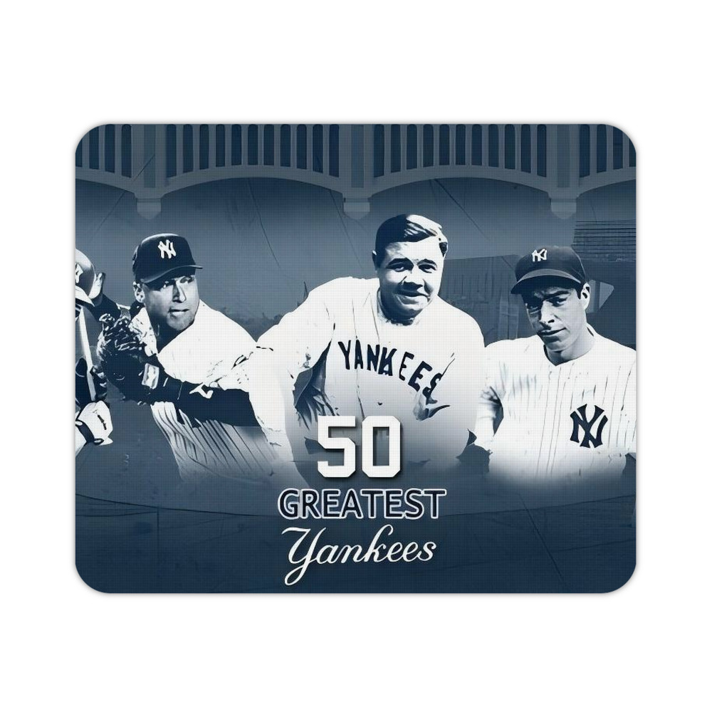 New York Yankees 351 Durable Rubber Mouse Pad With Stitched Edges, Waterproof, Non-Slip Surface, Ultra-Thin Design For Gaming, Office