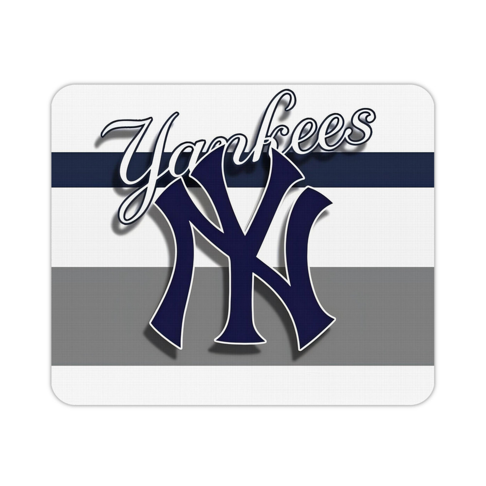 New York Yankees 356 Durable Rubber Mouse Pad With Stitched Edges, Waterproof, Non-Slip Surface, Ultra-Thin Design For Gaming, Office
