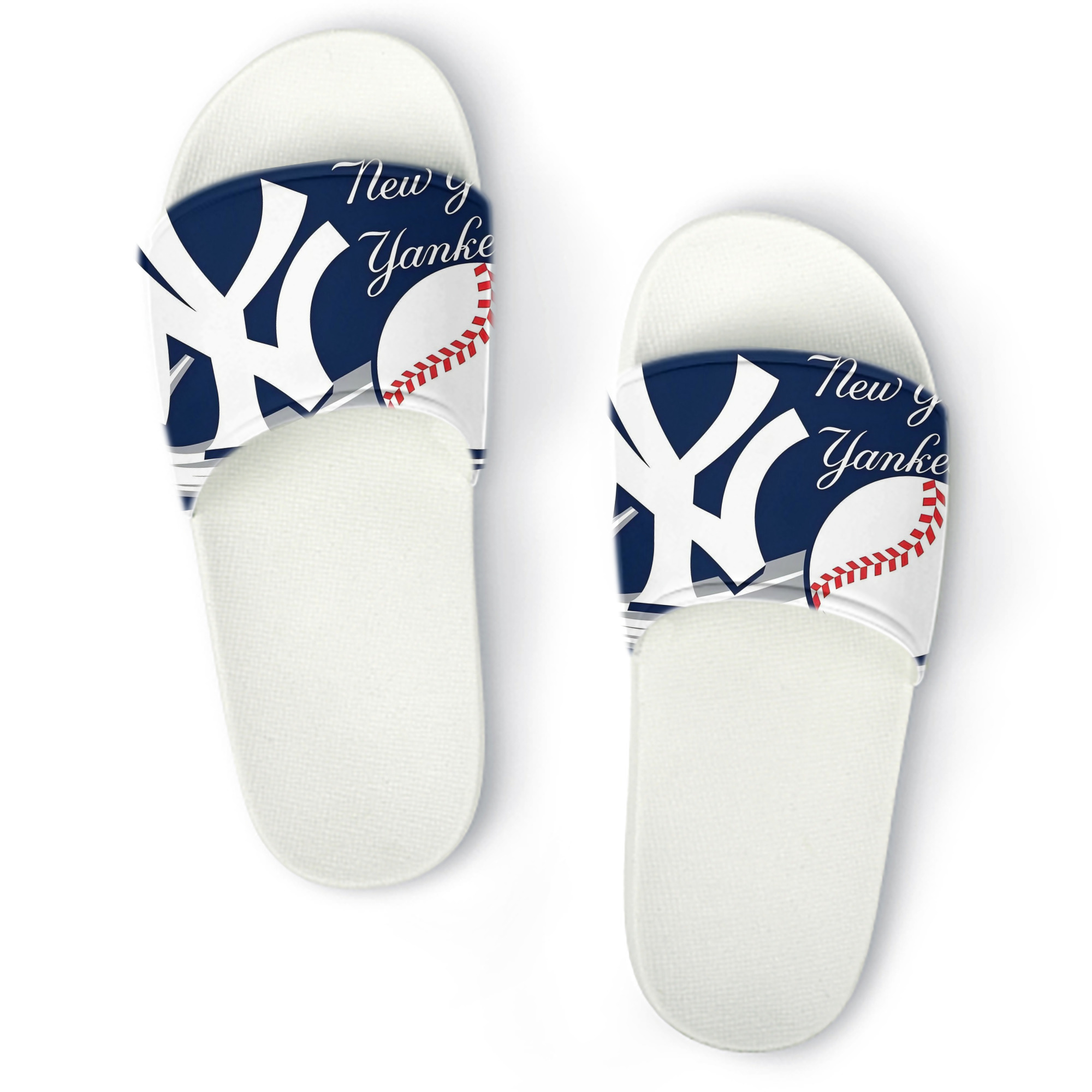 New York Yankees 259 PVC Home Slippers For Men & Women – Durable, Comfortable, Waterproof, Non-Slip, Stylish Casual Indoor & Outdoor Sandals