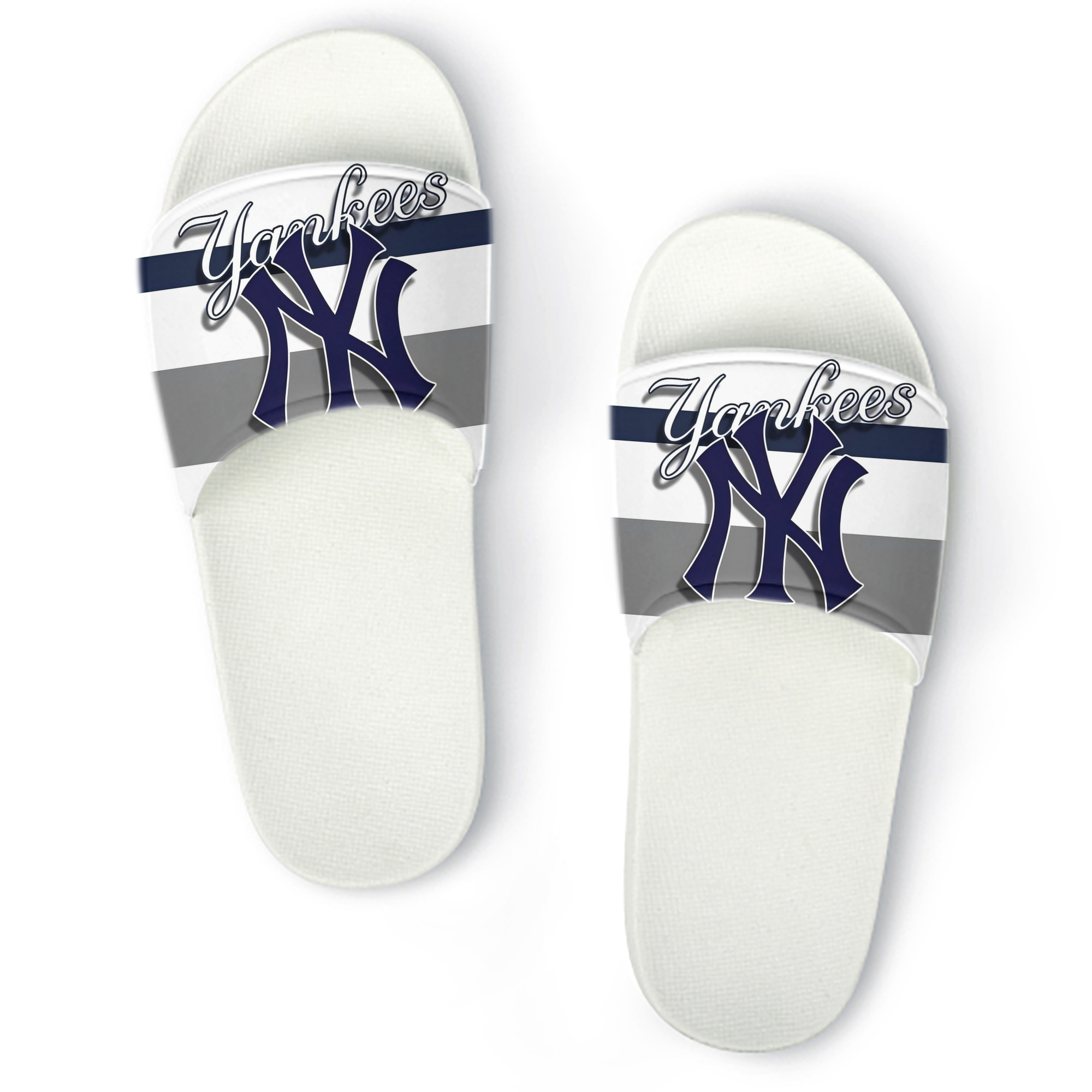 New York Yankees 356 PVC Home Slippers For Men & Women – Durable, Comfortable, Waterproof, Non-Slip, Stylish Casual Indoor & Outdoor Sandals