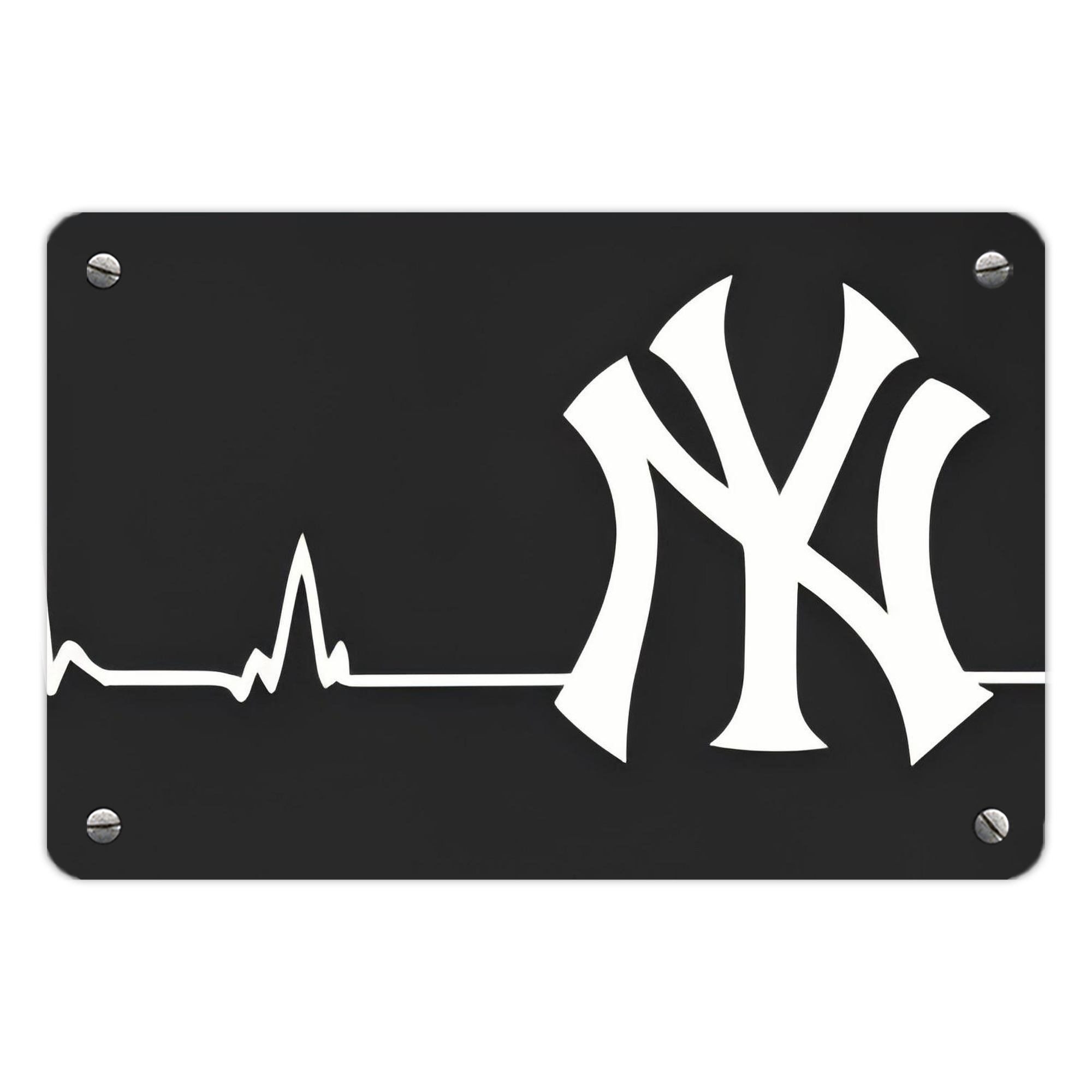 New York Yankees 350 Metal Tin Sign 12x8inch - Premium Full-Print Decorative Wall Art, Durable Rust-Resistant Metal Plaque For Living Room, Bedroom, Kitchen, Office, Bar Décor