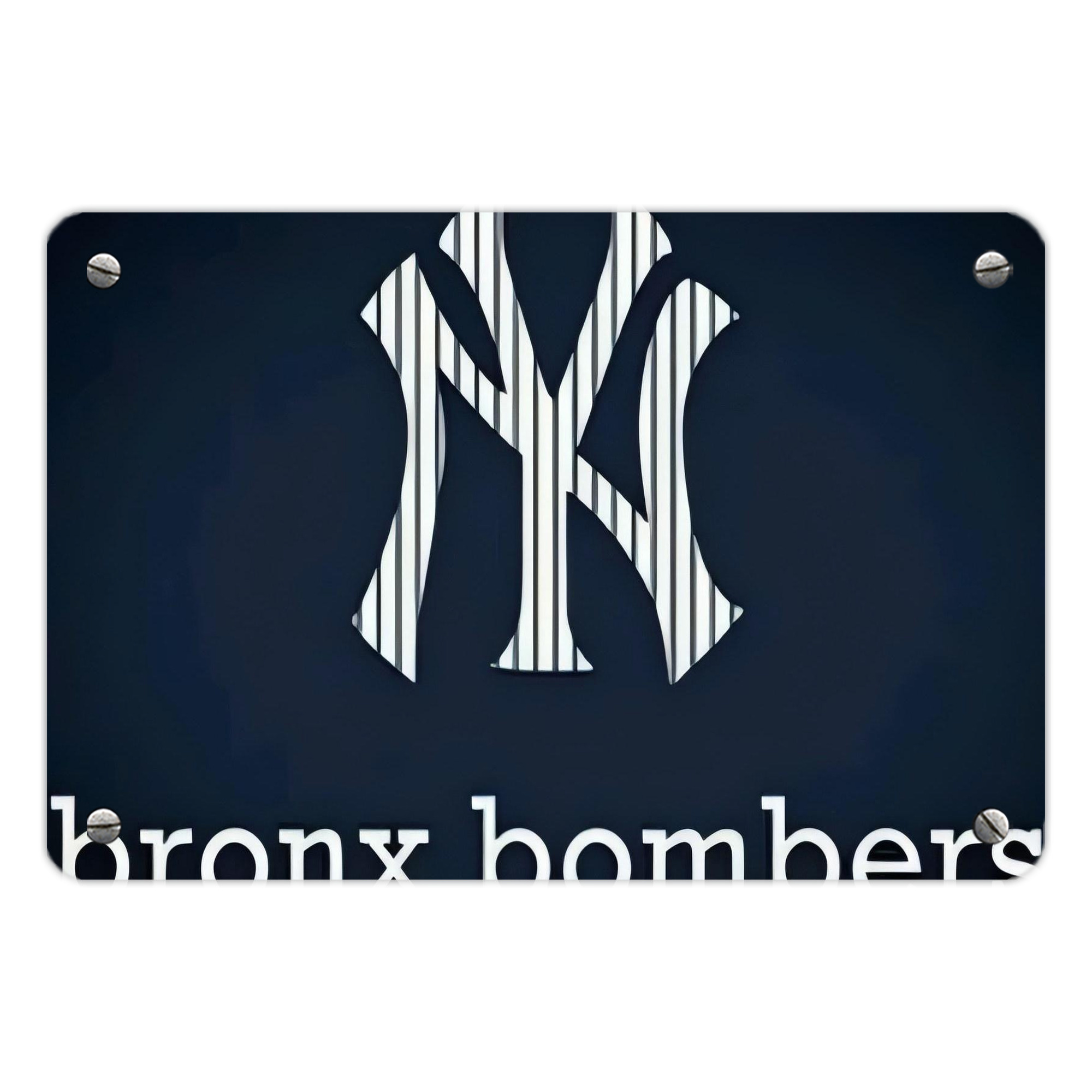 New York Yankees 355 Metal Tin Sign 12x8inch - Premium Full-Print Decorative Wall Art, Durable Rust-Resistant Metal Plaque For Living Room, Bedroom, Kitchen, Office, Bar Décor