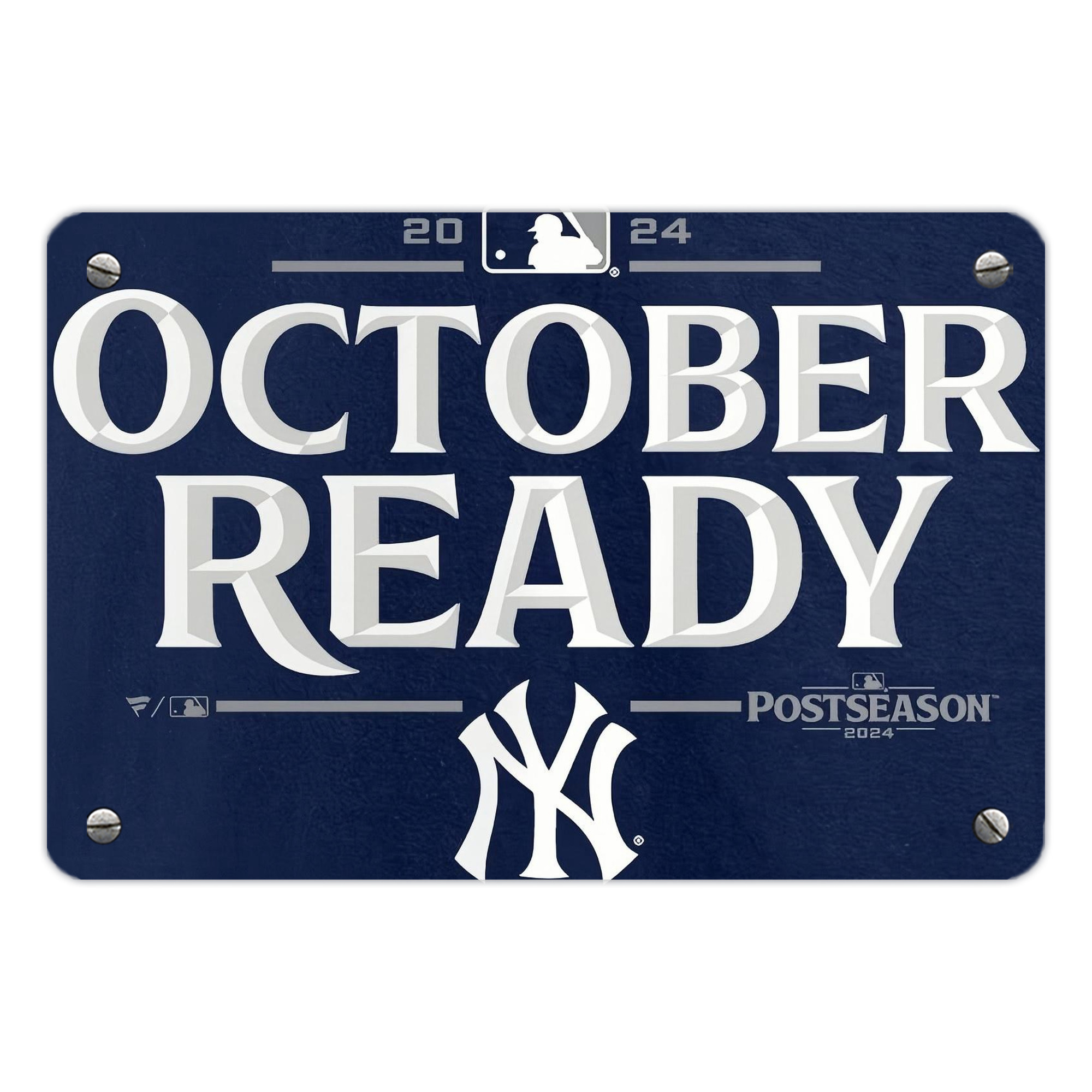 New York Yankees 360 Metal Tin Sign 12x8inch - Premium Full-Print Decorative Wall Art, Durable Rust-Resistant Metal Plaque For Living Room, Bedroom, Kitchen, Office, Bar Décor