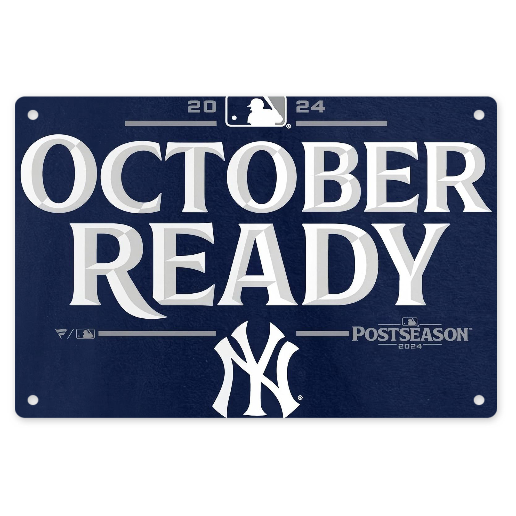 New York Yankees 360 Decorative Aluminum Plaque – Horizontal Design – Durable, Stylish, Easy To Install – Ideal For Home, Office, Bar, And More
