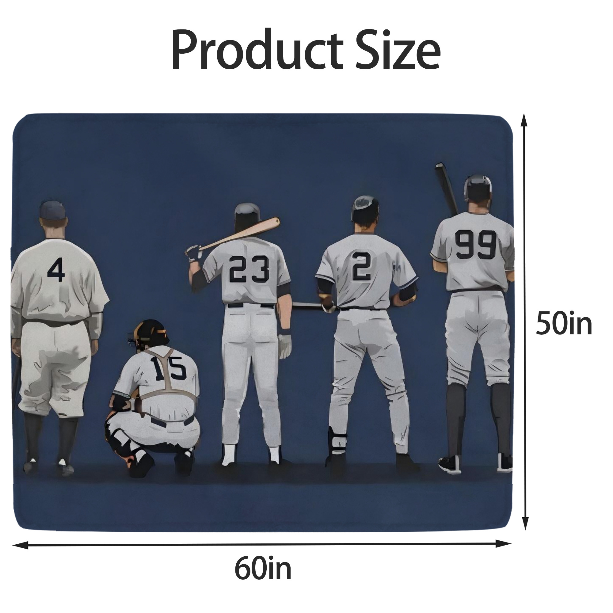 New York Yankees 242 Soft Fleece Throw Blanket 50 X 60 Inch – Super Soft, Lightweight, And Durable – Perfect For Sofa, Bed, Camping, And More – Ideal Gift For Family And Friends