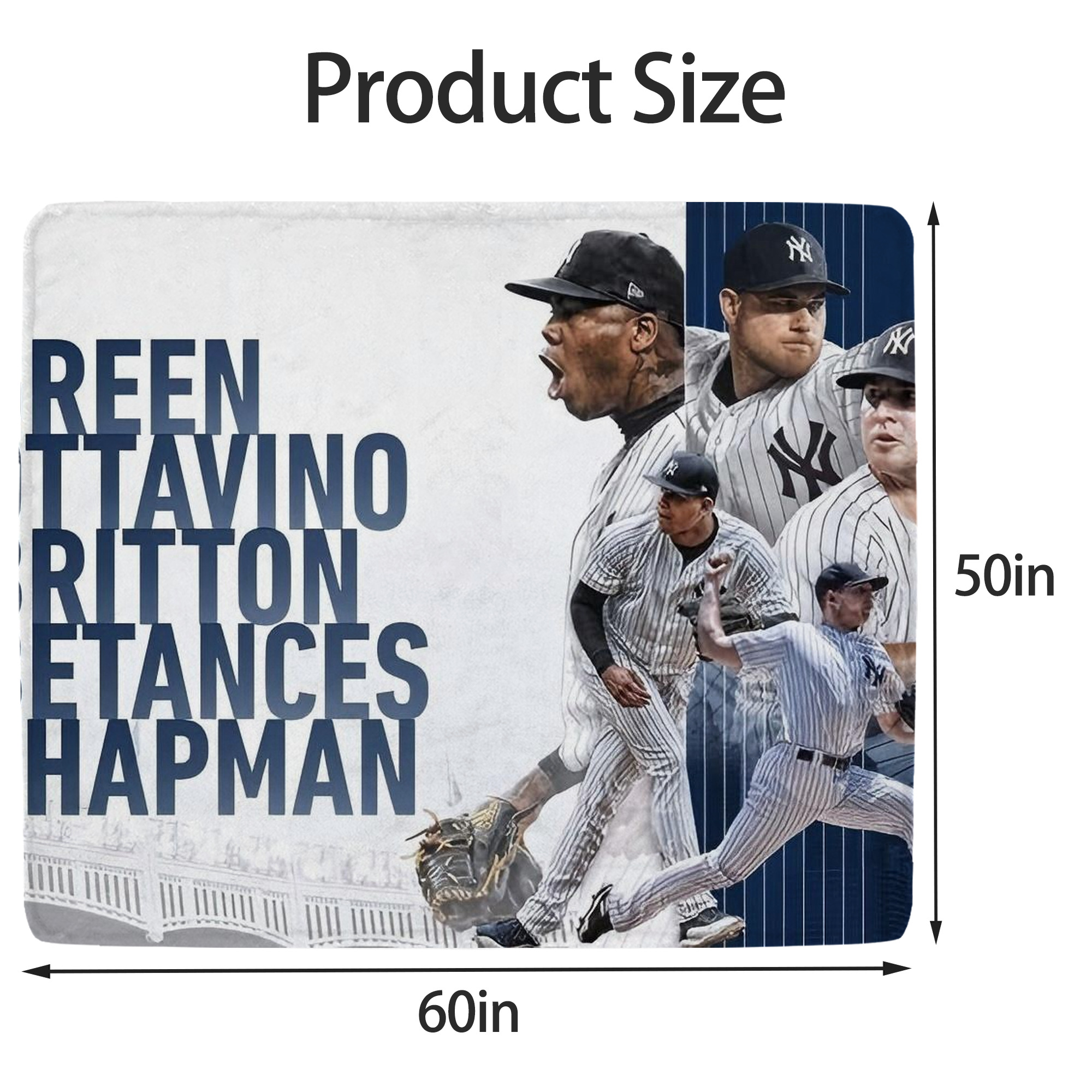 New York Yankees 249 Soft Fleece Throw Blanket 50 X 60 Inch – Super Soft, Lightweight, And Durable – Perfect For Sofa, Bed, Camping, And More – Ideal Gift For Family And Friends