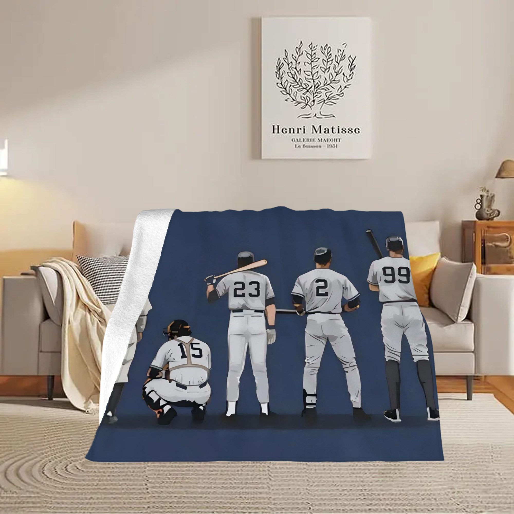 New York Yankees 242 Soft Fleece Throw Blanket 50 X 60 Inch – Super Soft, Lightweight, And Durable – Perfect For Sofa, Bed, Camping, And More – Ideal Gift For Family And Friends