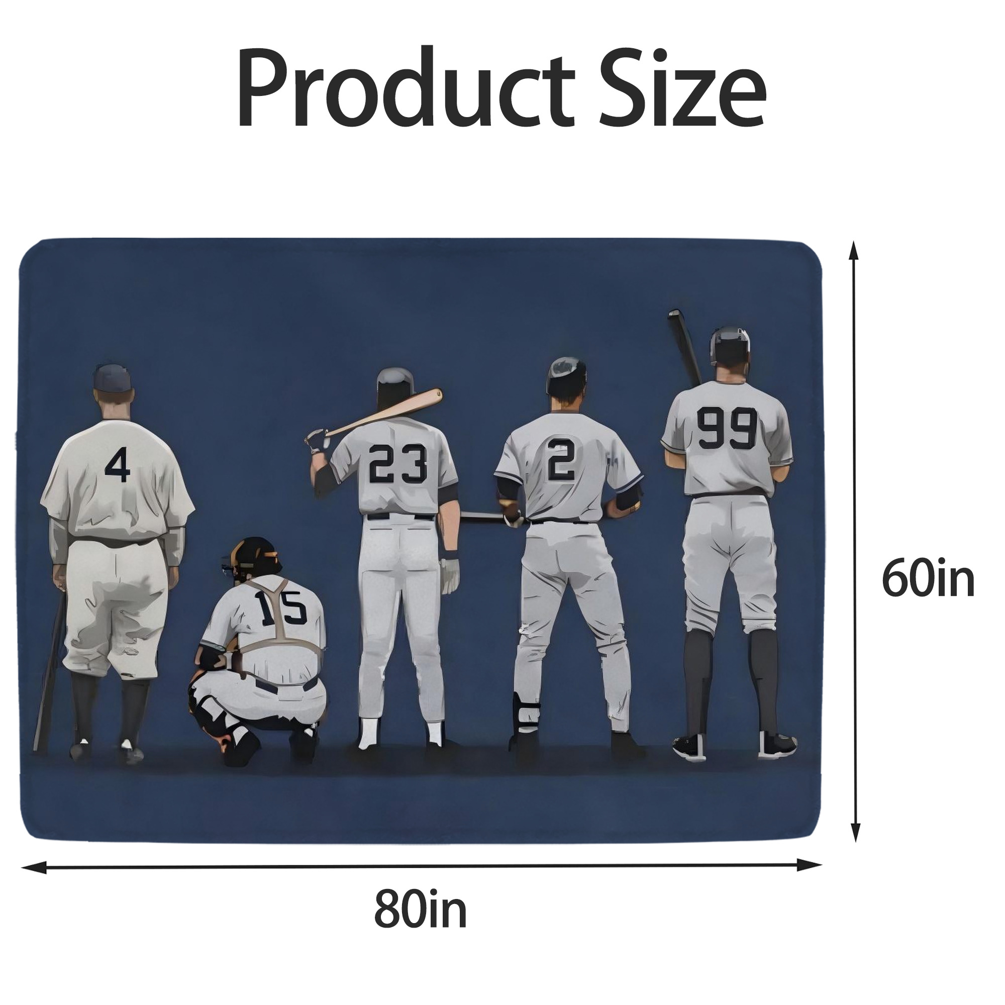 New York Yankees 242 Soft Fleece Throw Blanket 60 X 80 Inch – Super Soft, Lightweight, And Durable – Perfect For Sofa, Bed, Camping, And More – Ideal Gift For Family And Friends