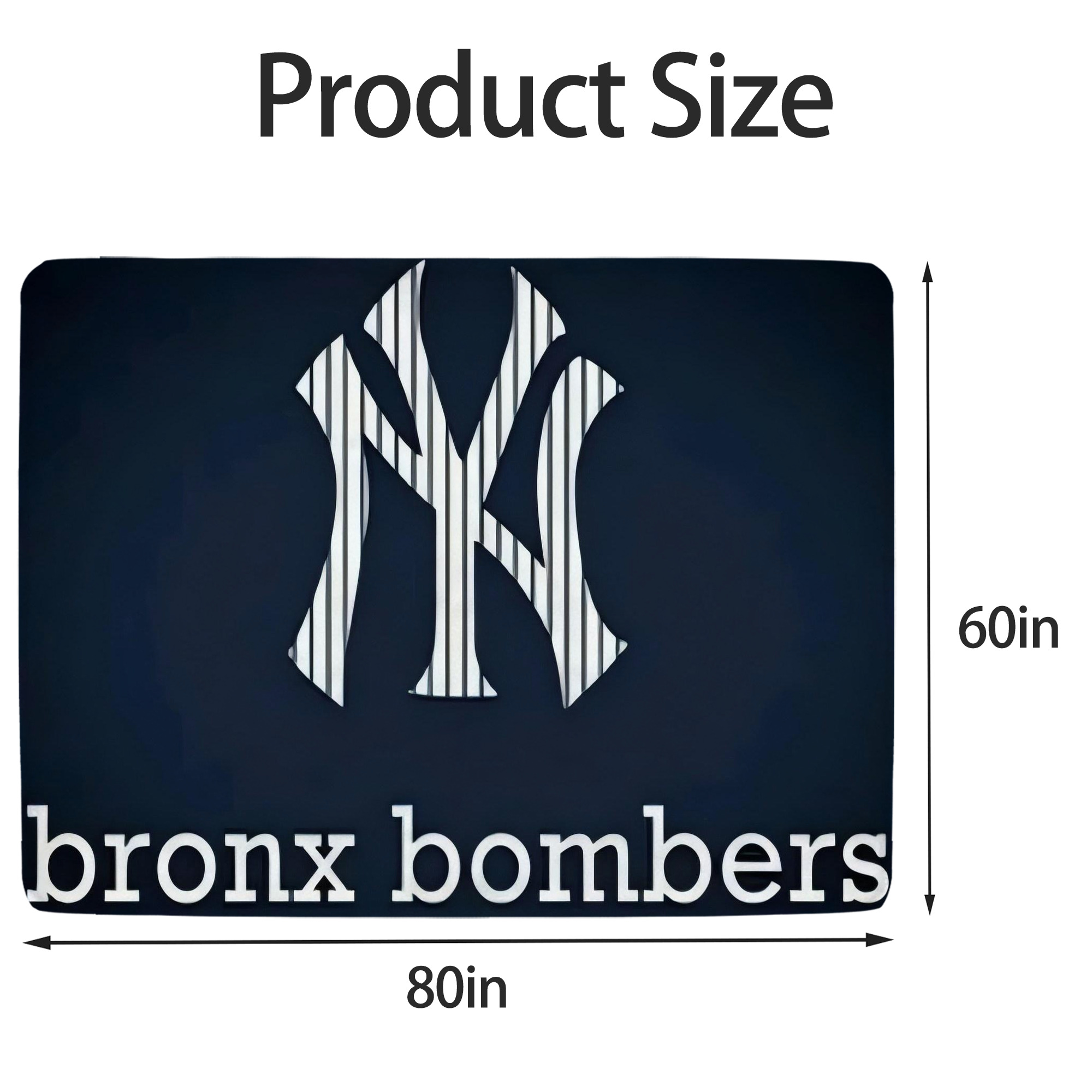 New York Yankees 355 Soft Fleece Throw Blanket 60 X 80 Inch – Super Soft, Lightweight, And Durable – Perfect For Sofa, Bed, Camping, And More – Ideal Gift For Family And Friends